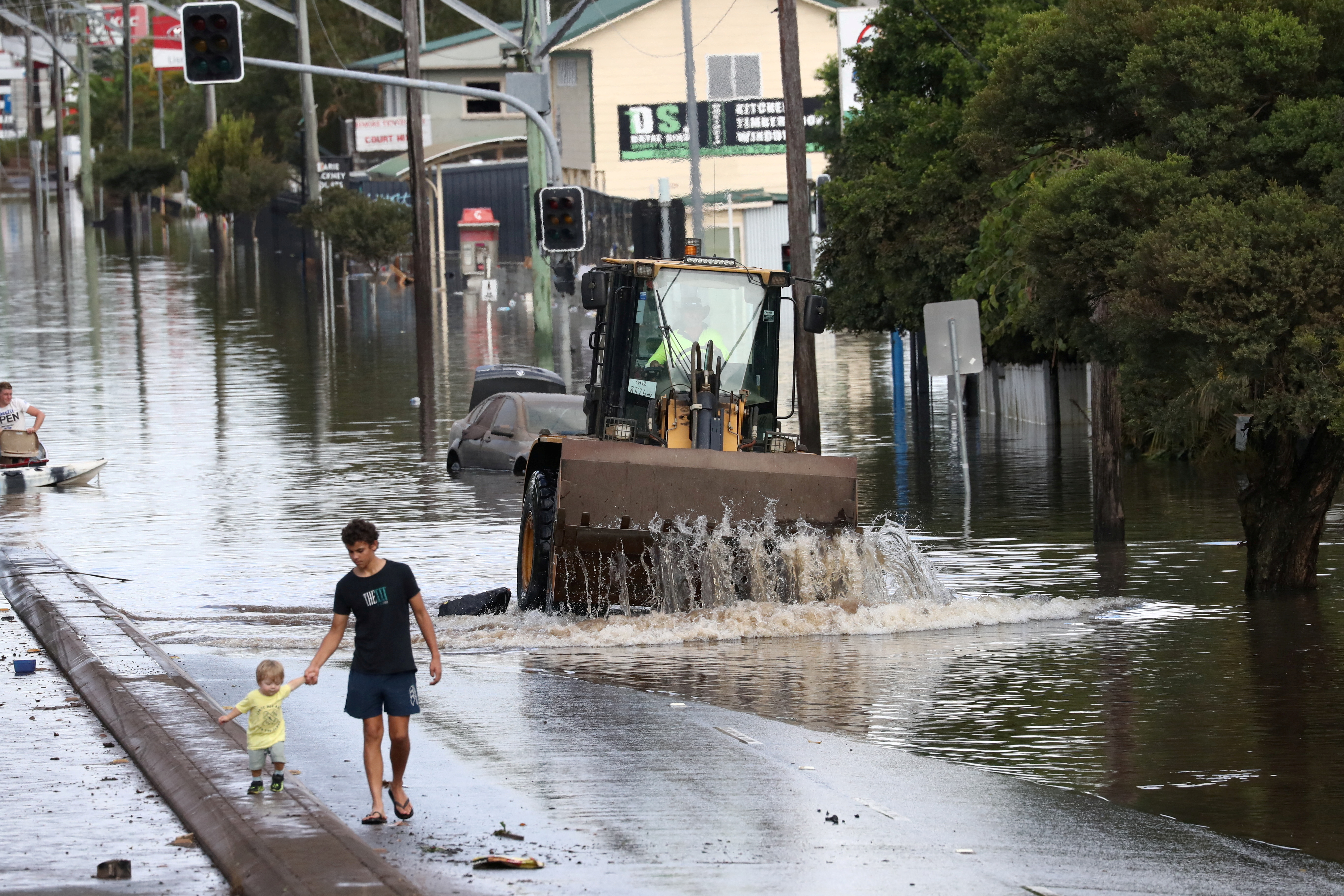 FILE PHOTO: Young Australians take climate protest to prime minister's residence
