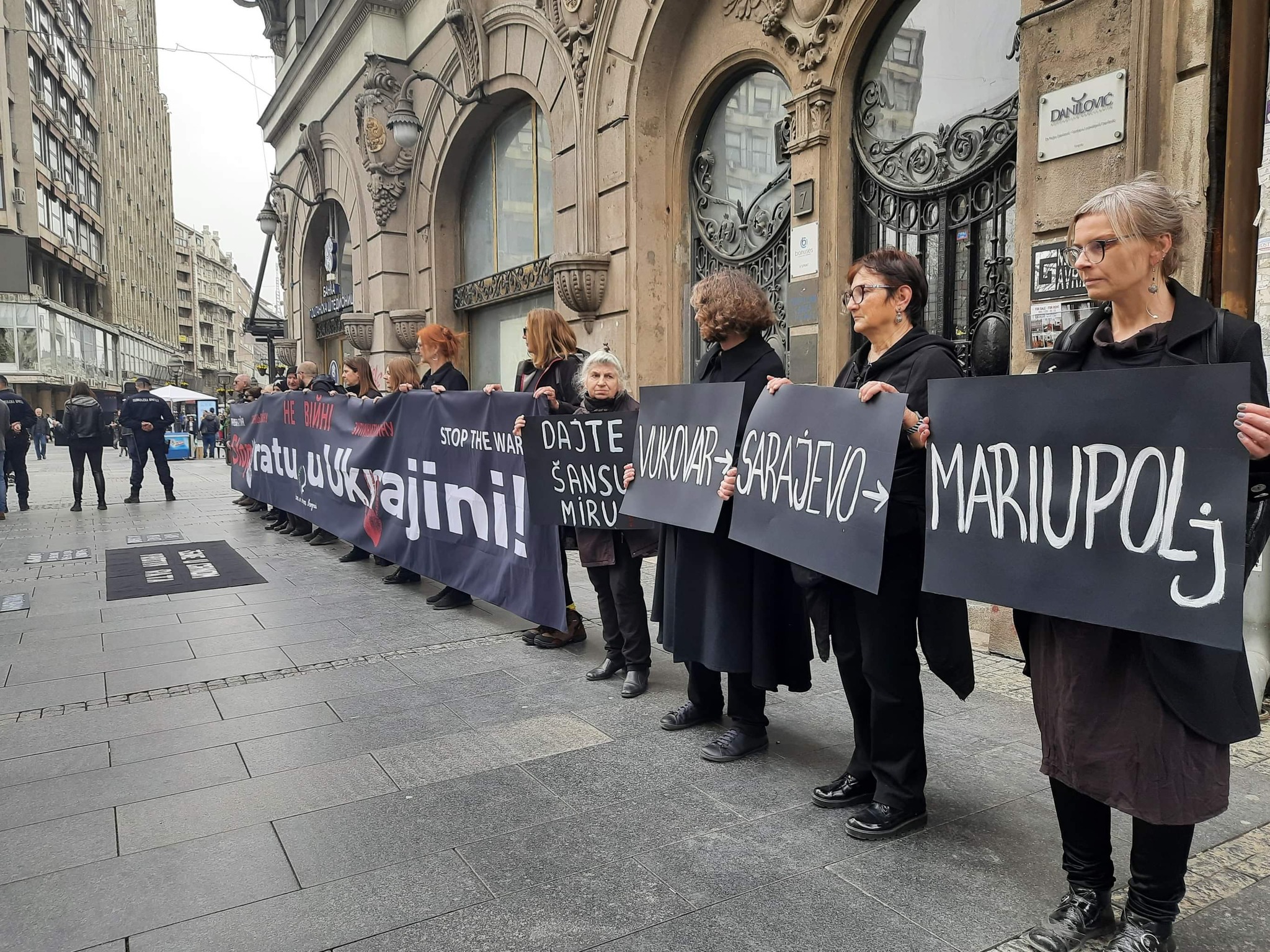 žene u crnom, prosvjed