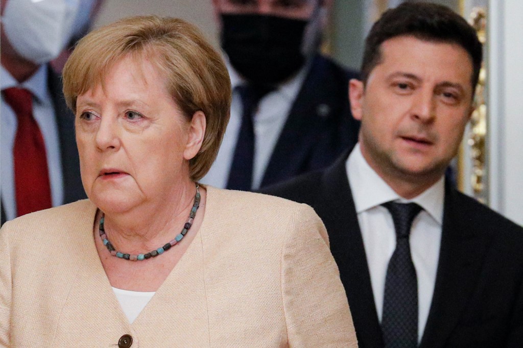Angela Merkel, Volodimir Zelenski