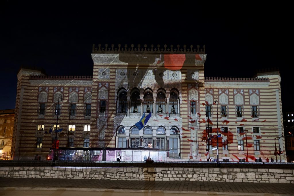 opsada sarajeva, vijećnica