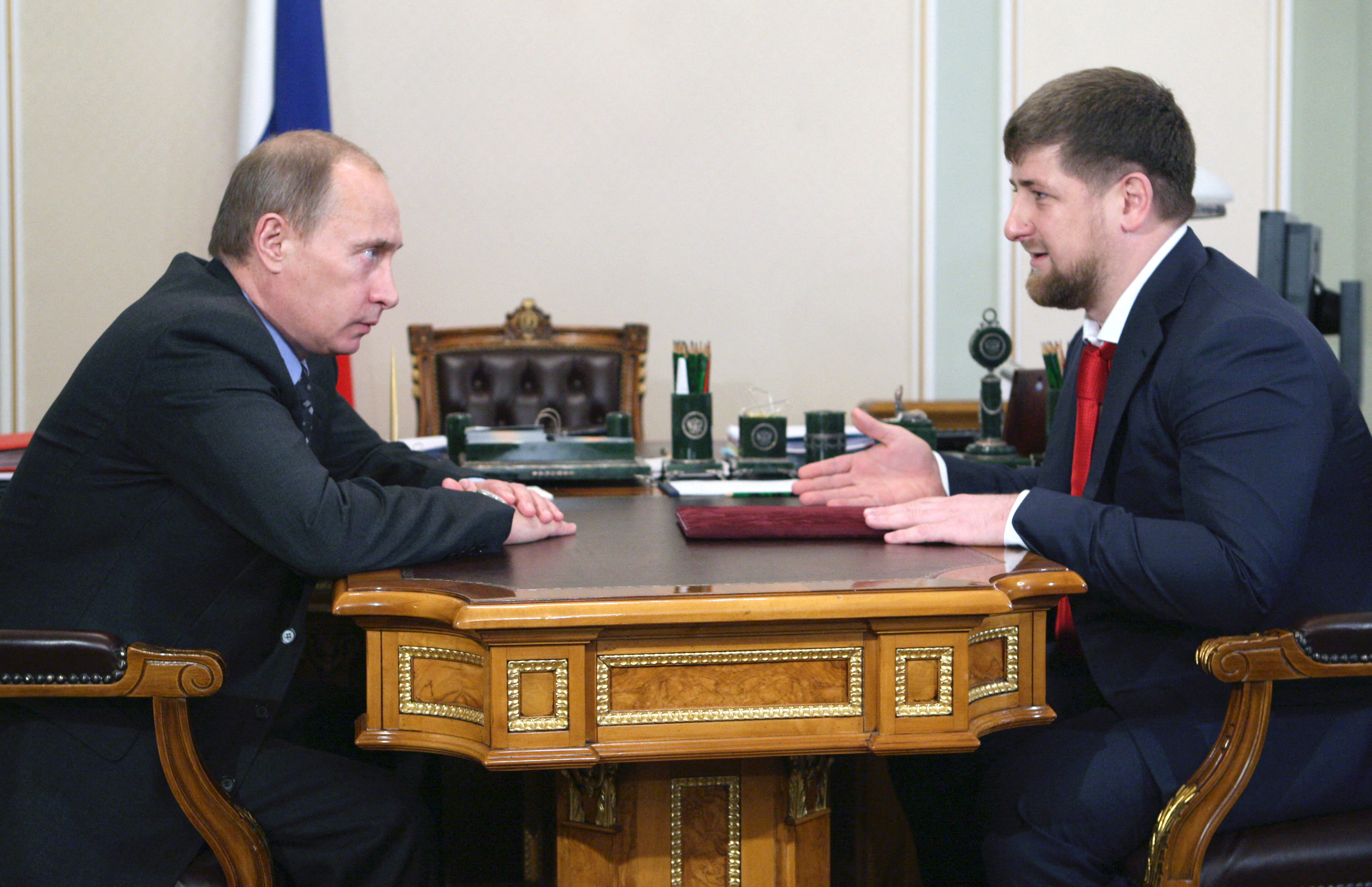 vladimir putin, ramzan kadirov, kadyrov,