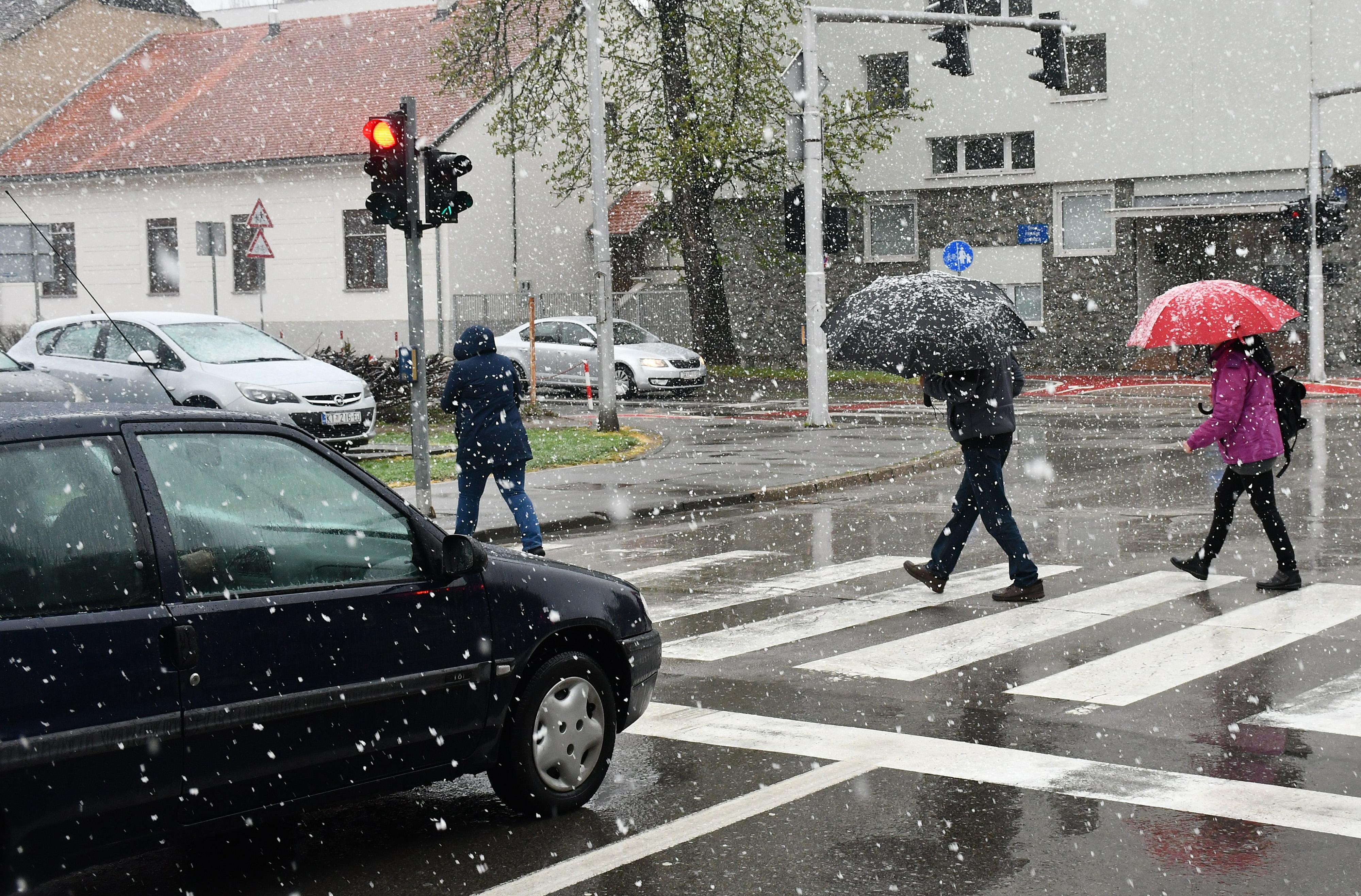 Snježno prijepodne u Sisku