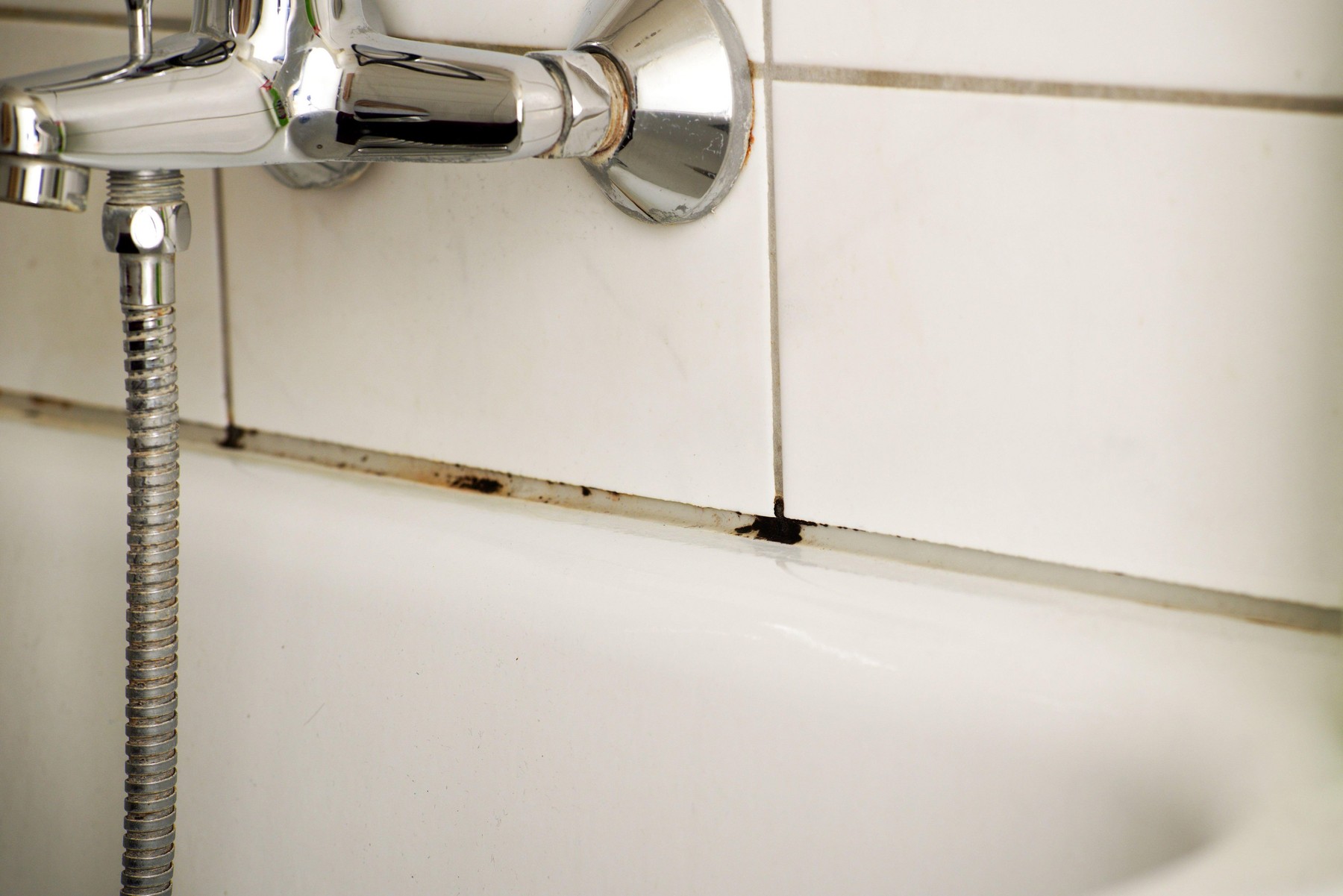 Mould in a bathroom