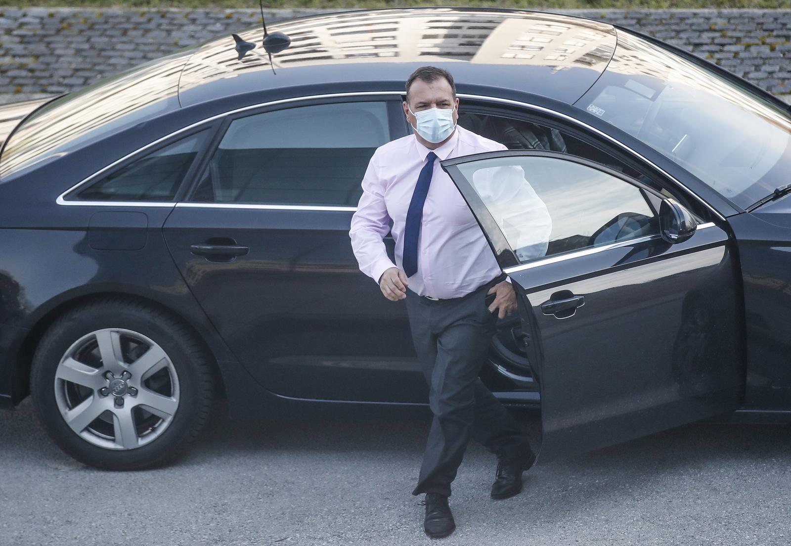 Zagreb: Dolazak na sjednicu Gospodarsko-socijalnog vije?a