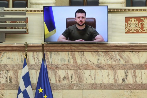 Zelensky Speech in the Greek Parliament