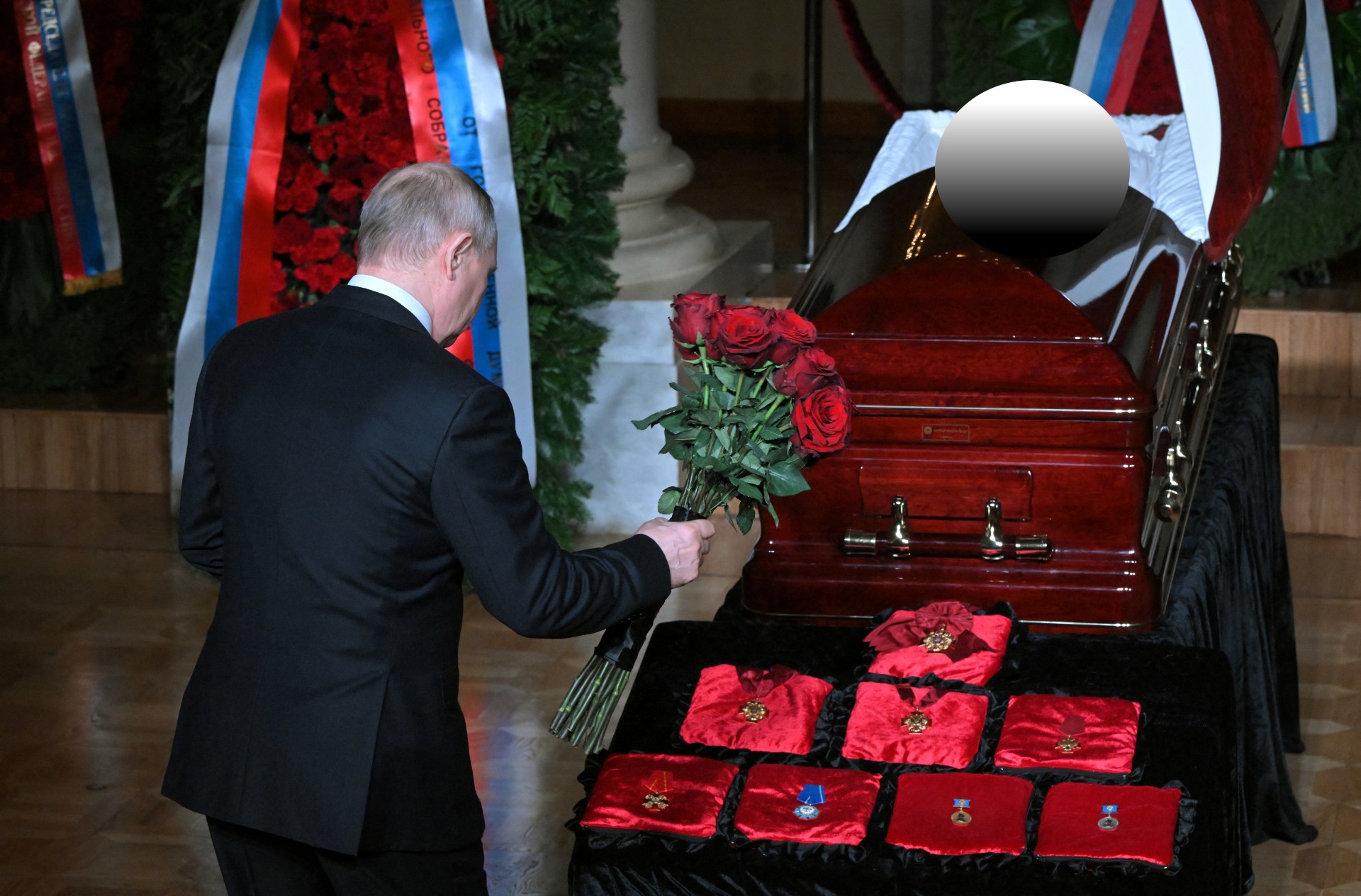 putin, žirinovski, sprovod,