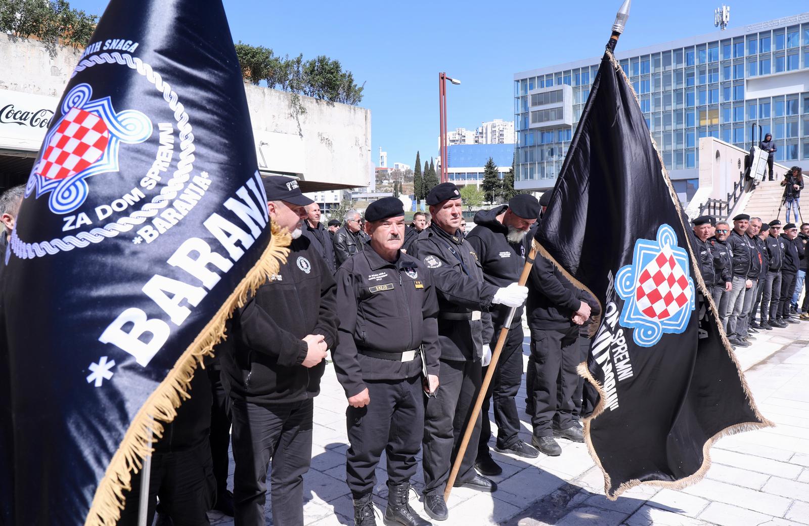 Split: Obilježena godišnjica 9. bojne HOS-a