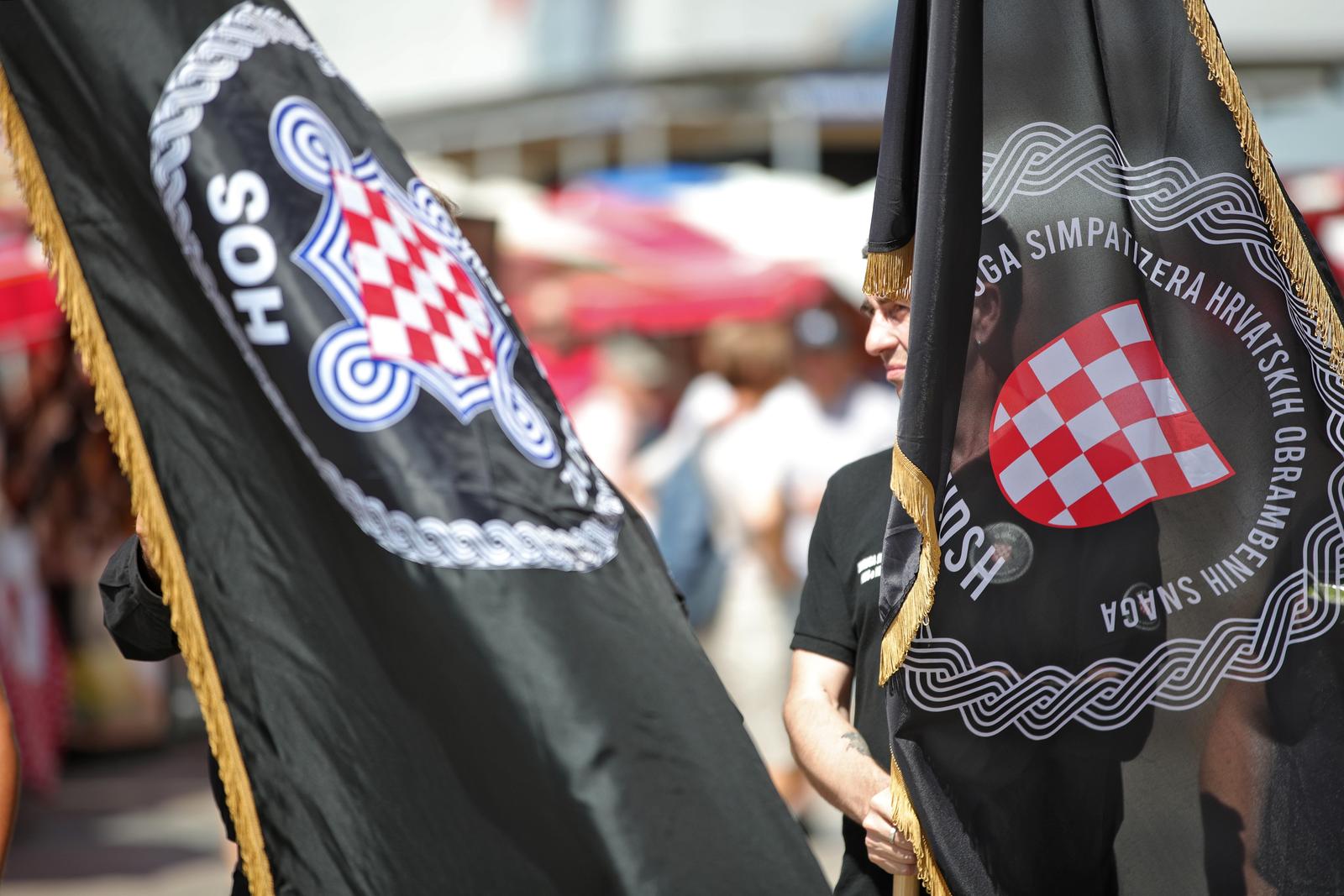 Zagreb: Na glavnom gradskom trgu obilježena je 30. godišnjica HOS-a