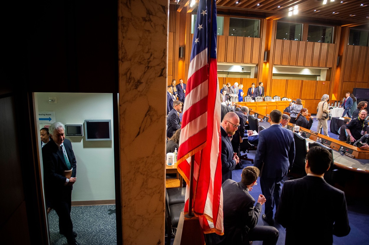 Senate Select Committee on Intelligence hearing to examine world wide threats, Washington, District of Columbia, USA - 10 Mar 2022