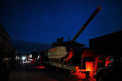 Russia WWII Victory Parade Rehearsal
