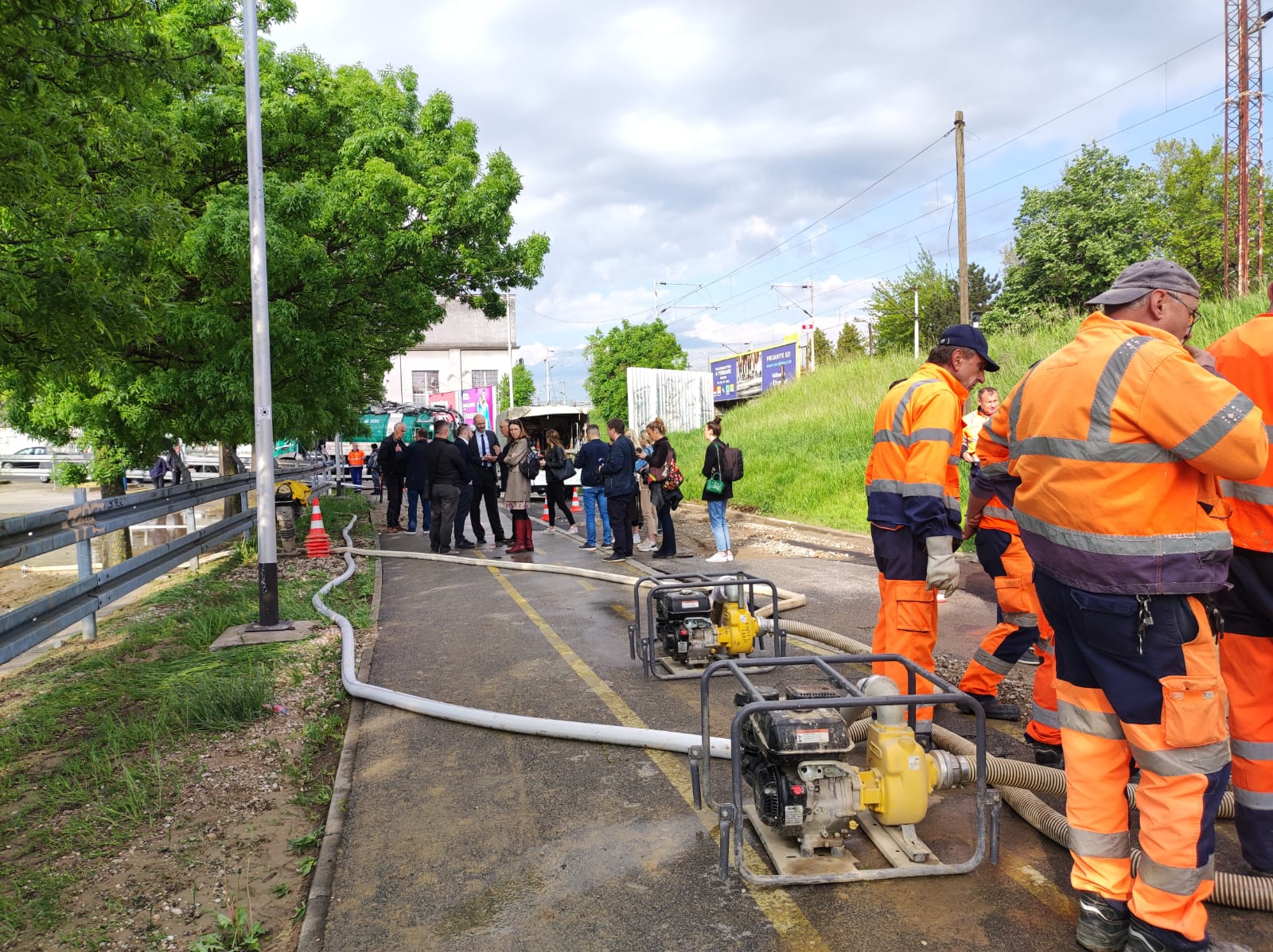zagreb, puknuće cijevi