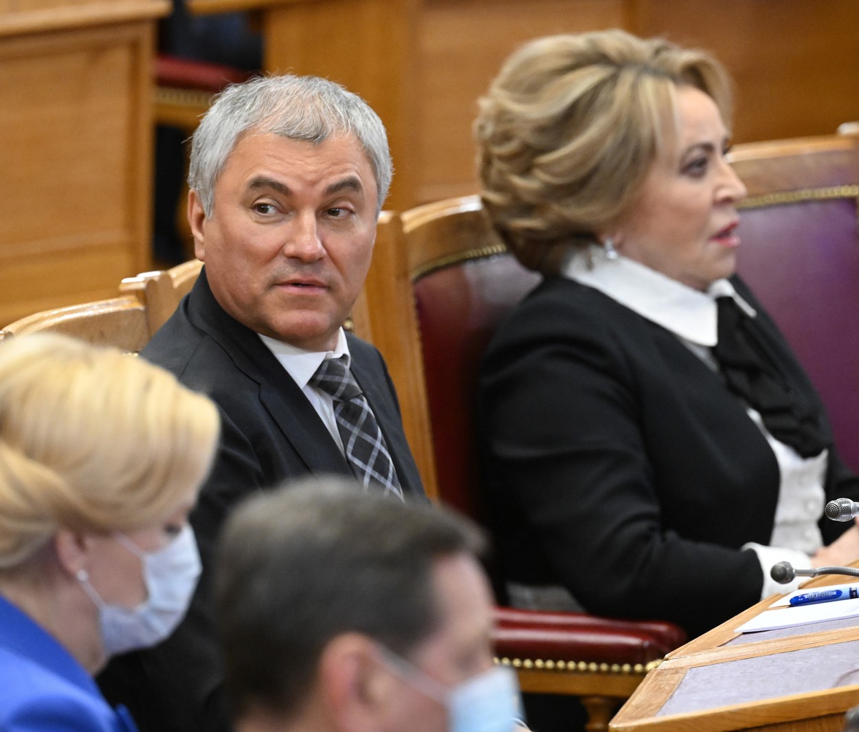 Meeting of the Council of Legislators of Russia under the Federal Assembly of Russia, dedicated to the Day of Russian parliamentarism, in the Tavrichesky Palace.