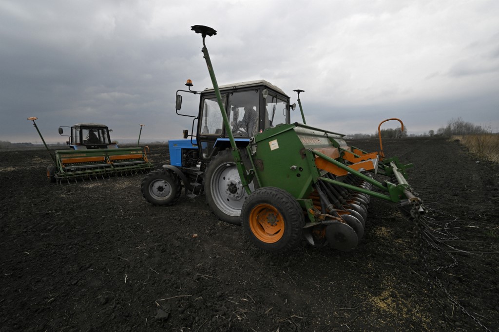 ukrajina, traktor, usjevi,