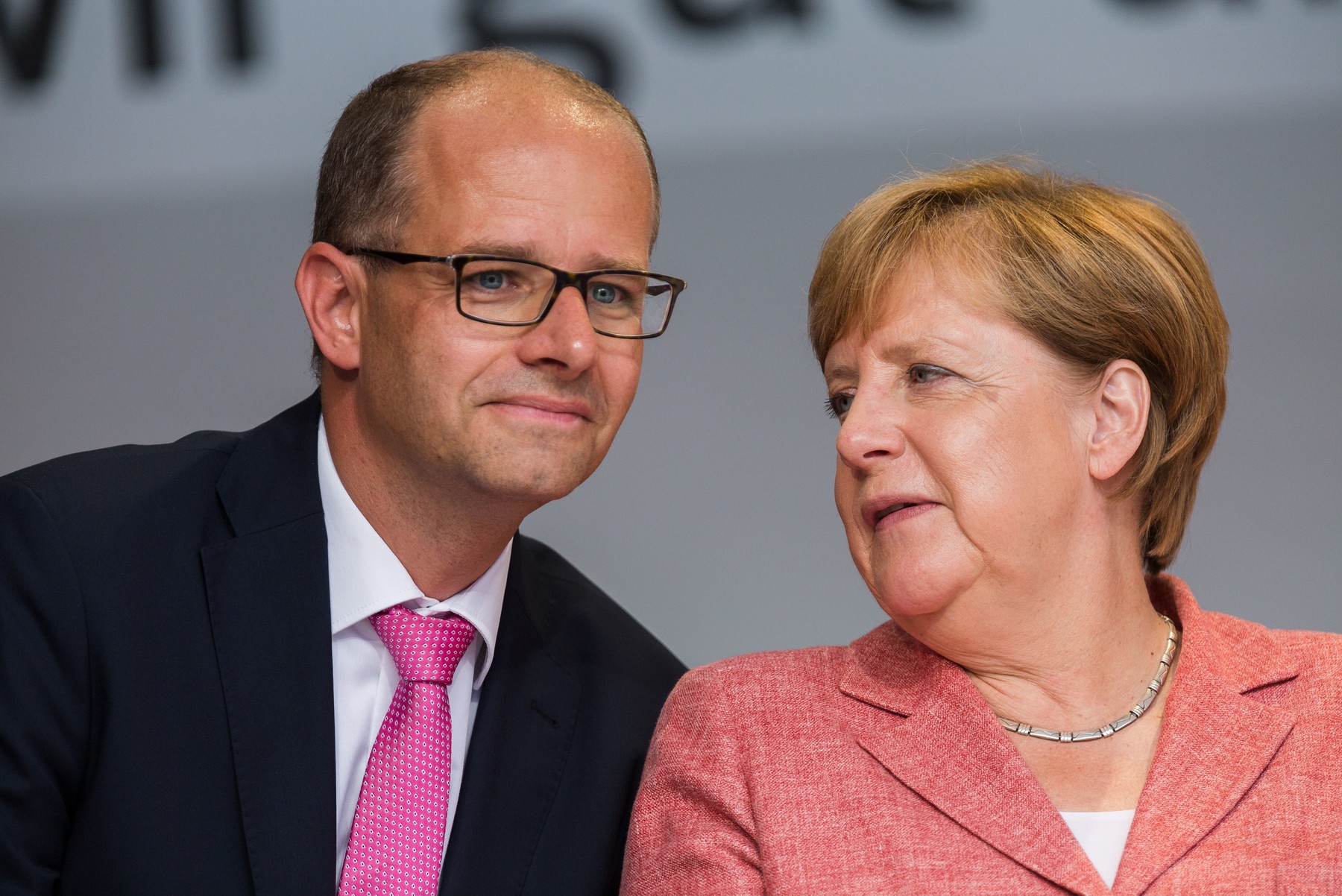 CDU election rally, Fulda, Germany - 25 Aug 2017
