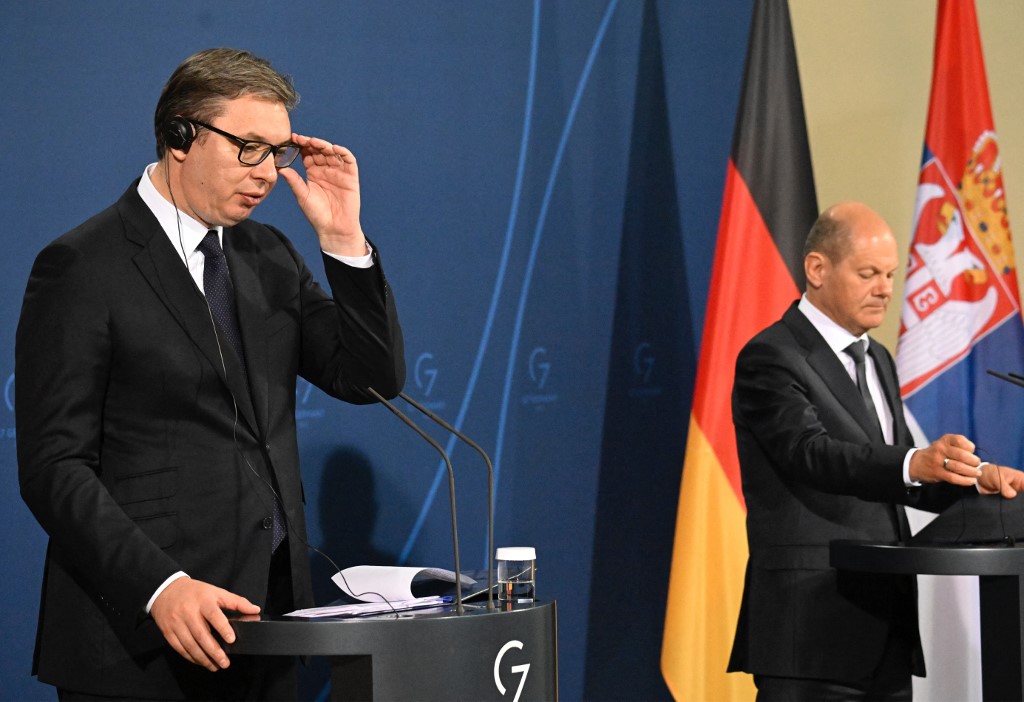 aleksandar vučić, olaf scholz