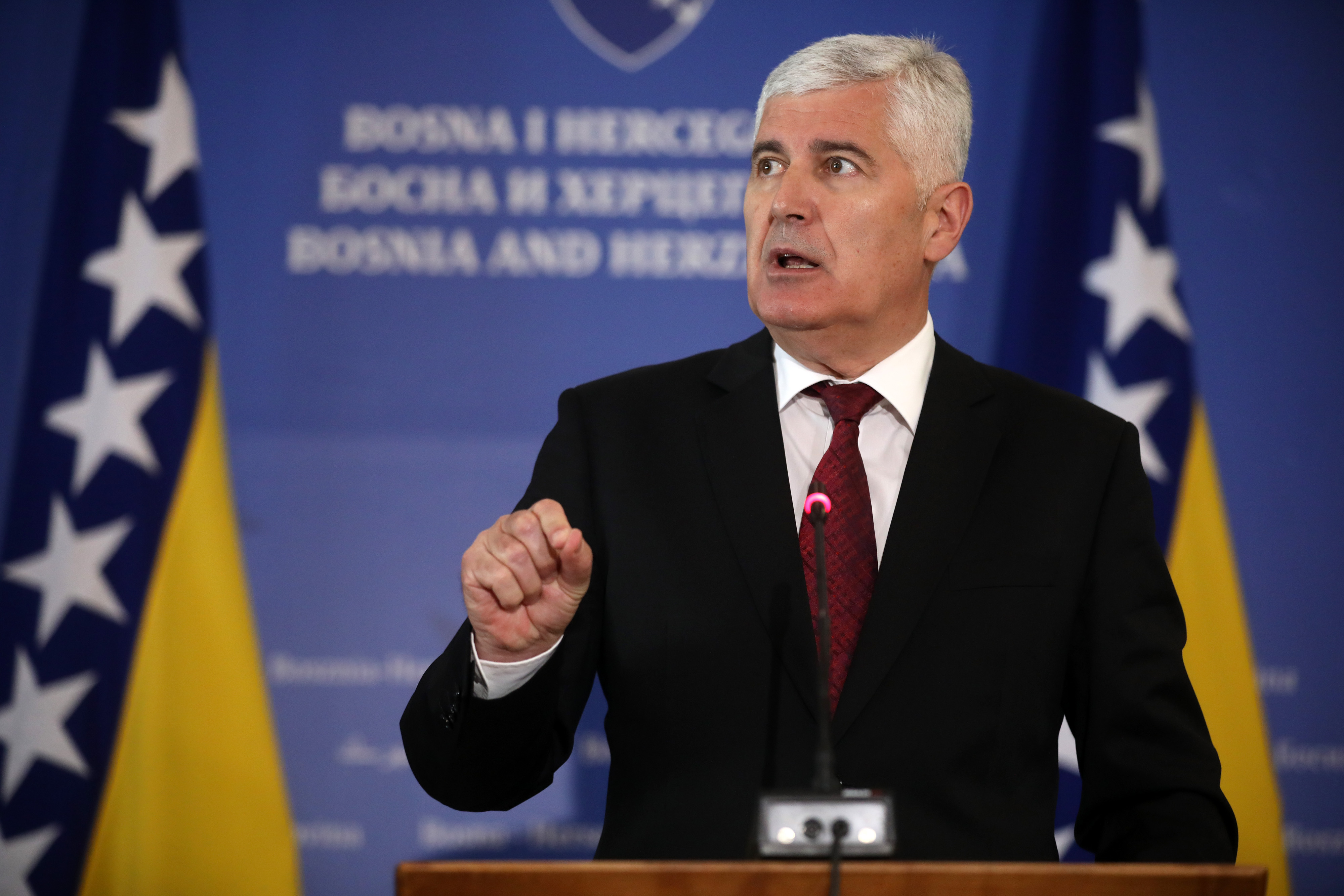 Dragan Čović dao je izjavu za medije nakon sjednice Doma naroda Parlamentarne skupštine BiH