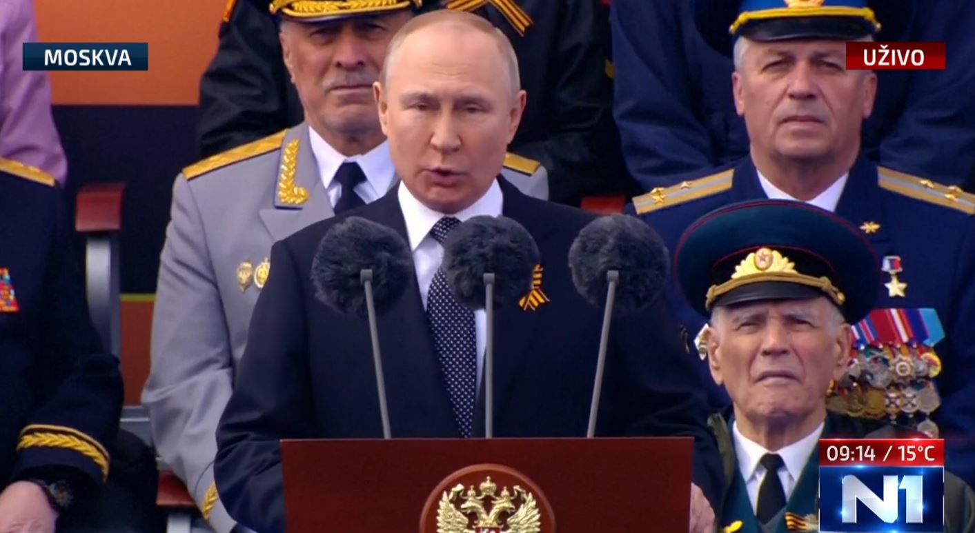 Vladimir Putin, Dan pobjede