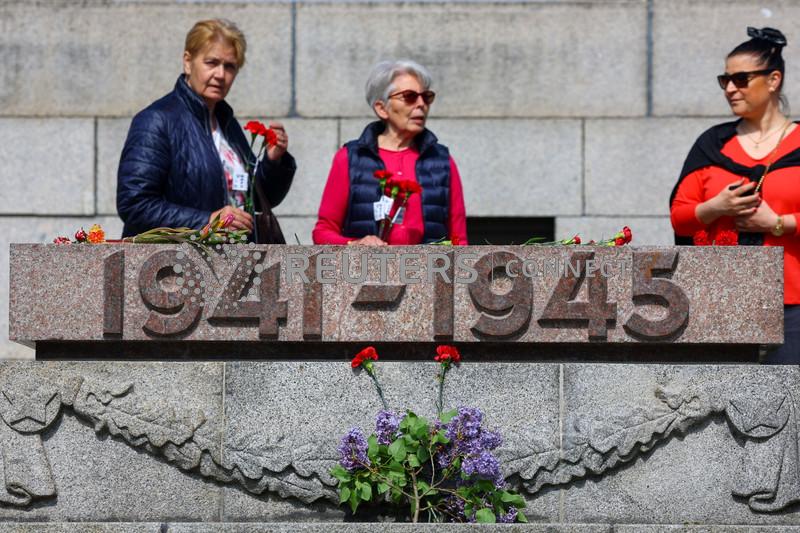Celebrations for the 77th anniversary of the end of World War 2, in Berlin