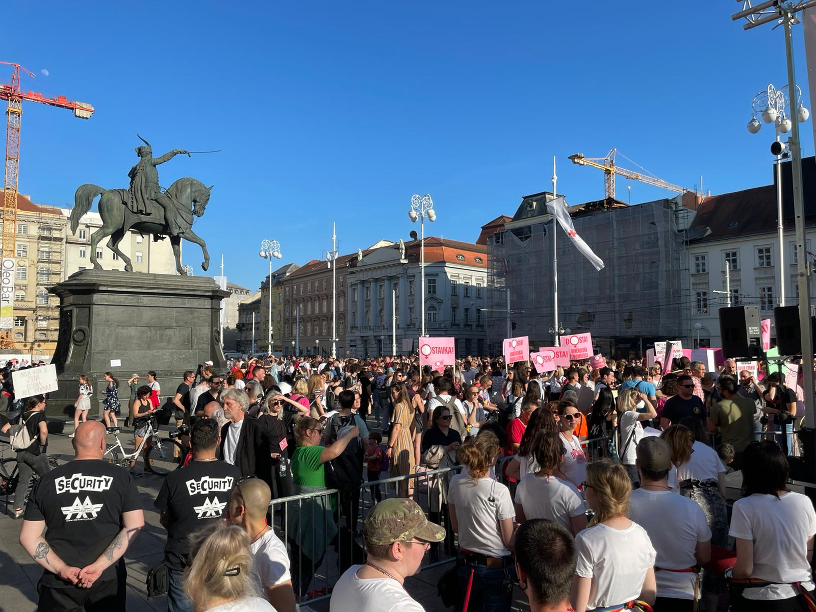 prosvjed, zagreb, mirela čavajda