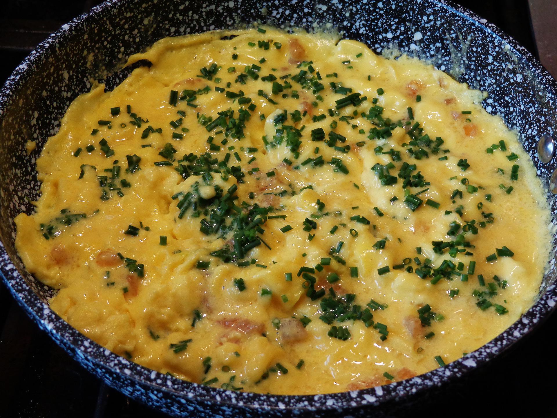 omlet, kajgana, jaja