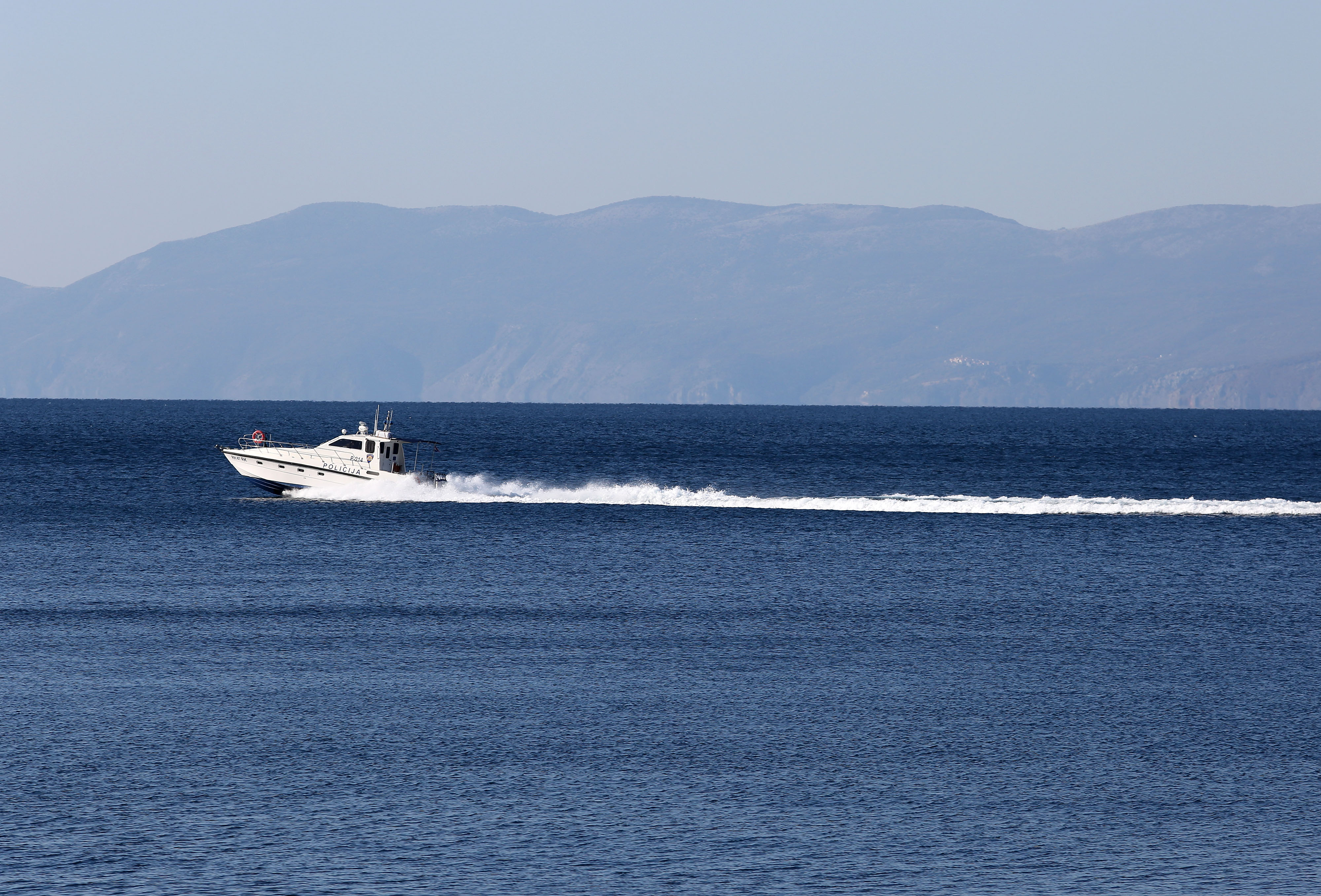 Gliser Pomorske policije u Kvarnerskom zaljevu
