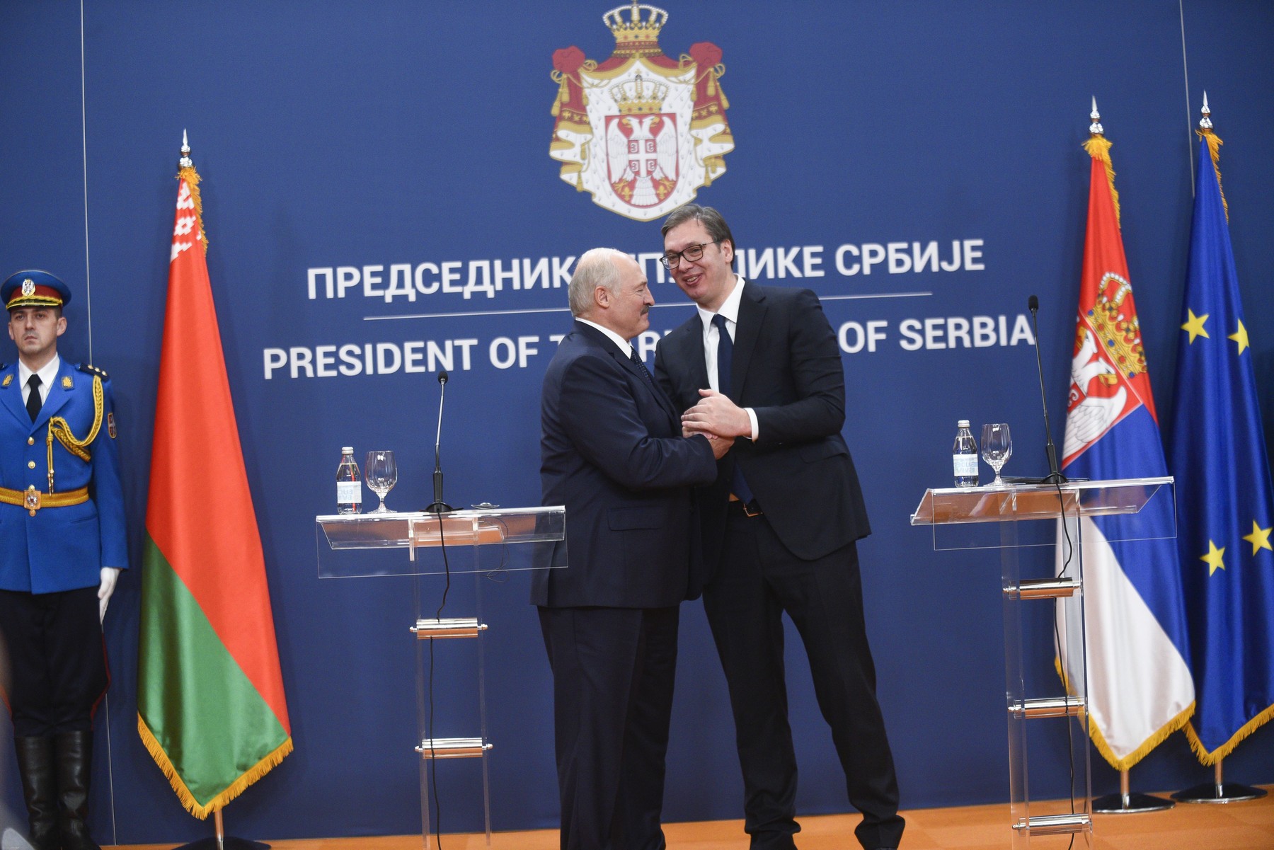 Serbia Belarus Lukashenko official visit