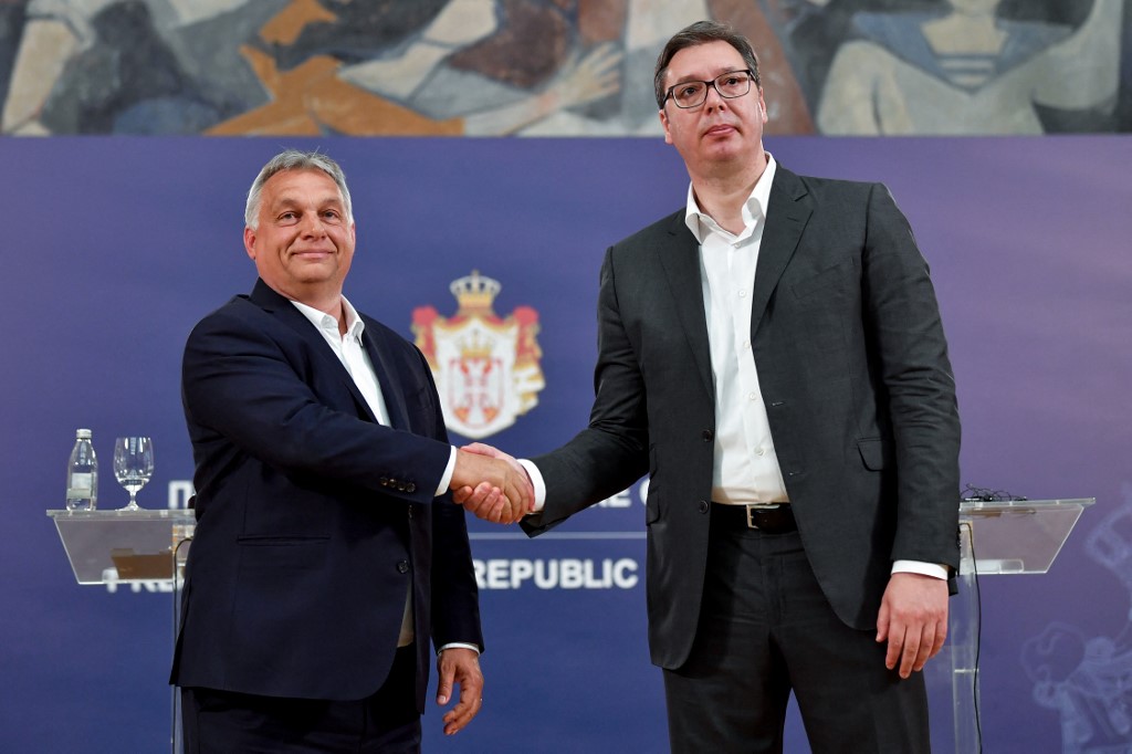 Srbija, Mađarska. Viktor Orban, Aleksandar Vučić