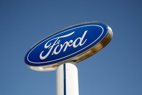 Frontier Ford auto dealer sign