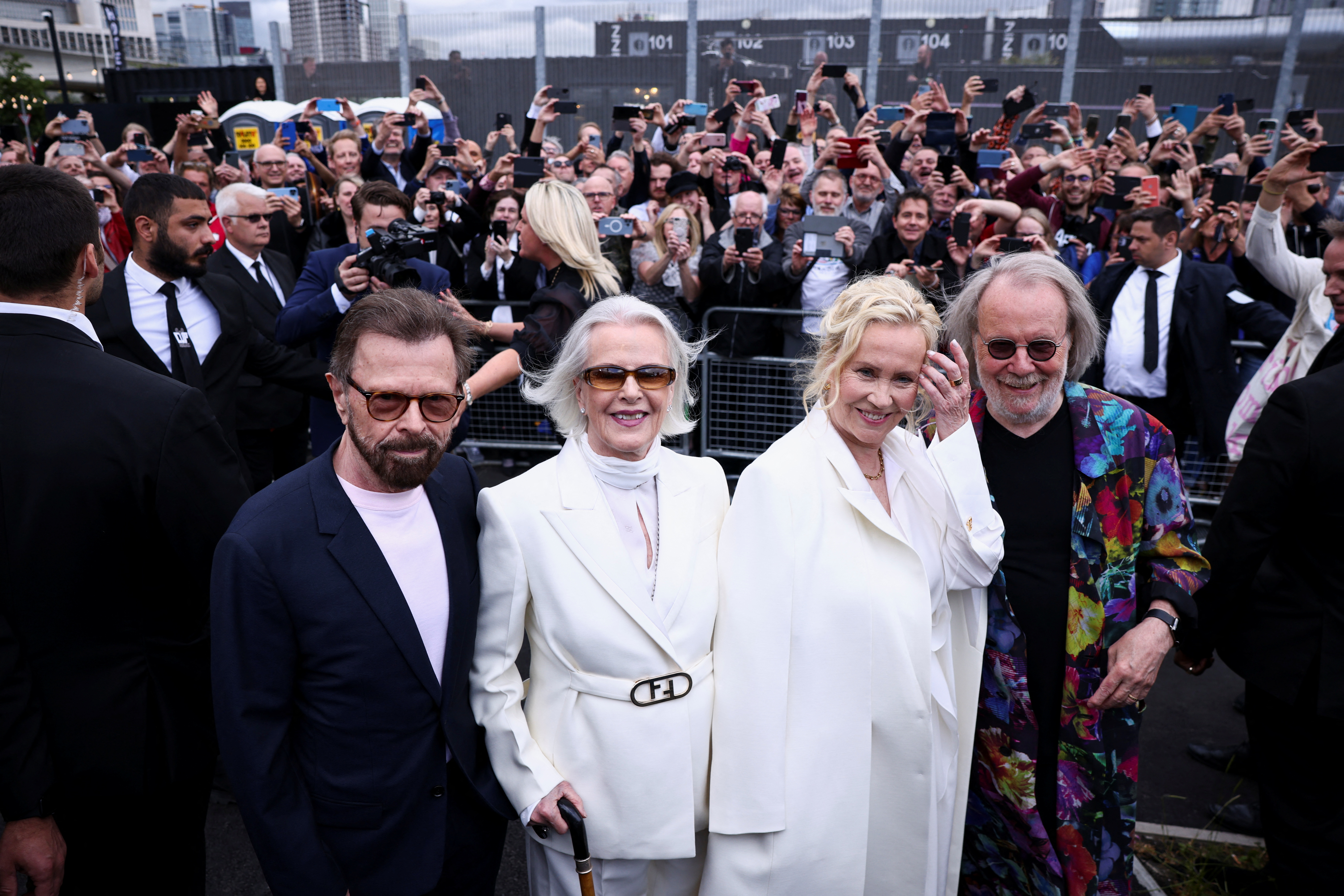 Opening performance of the "ABBA Voyage" concert in London