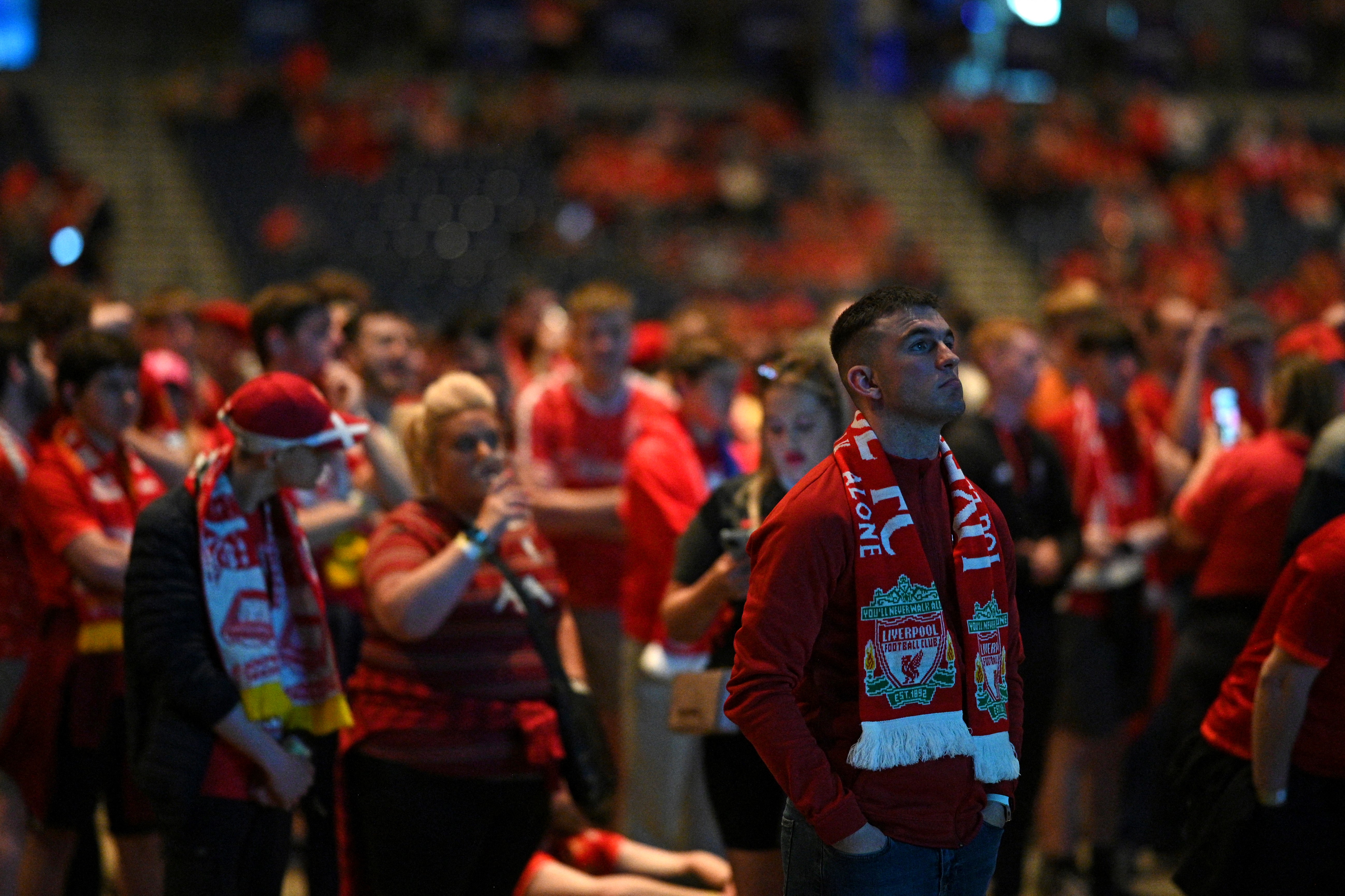 BRITAIN-FBL-EUR-C1-LIVERPOOL-REAL MADRID-FAN