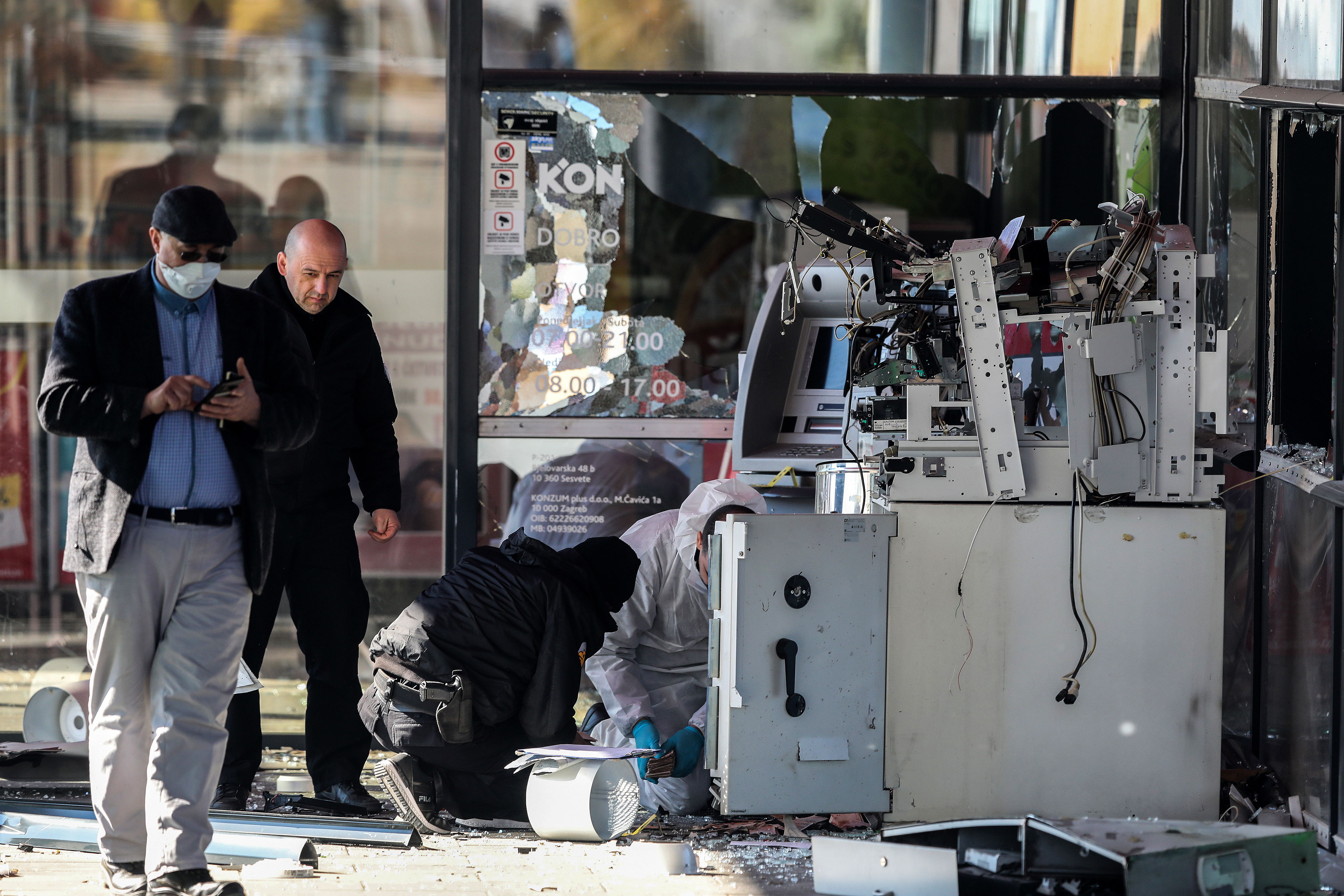 U Sesvetama raznesen bankomat, očevid u tijeku