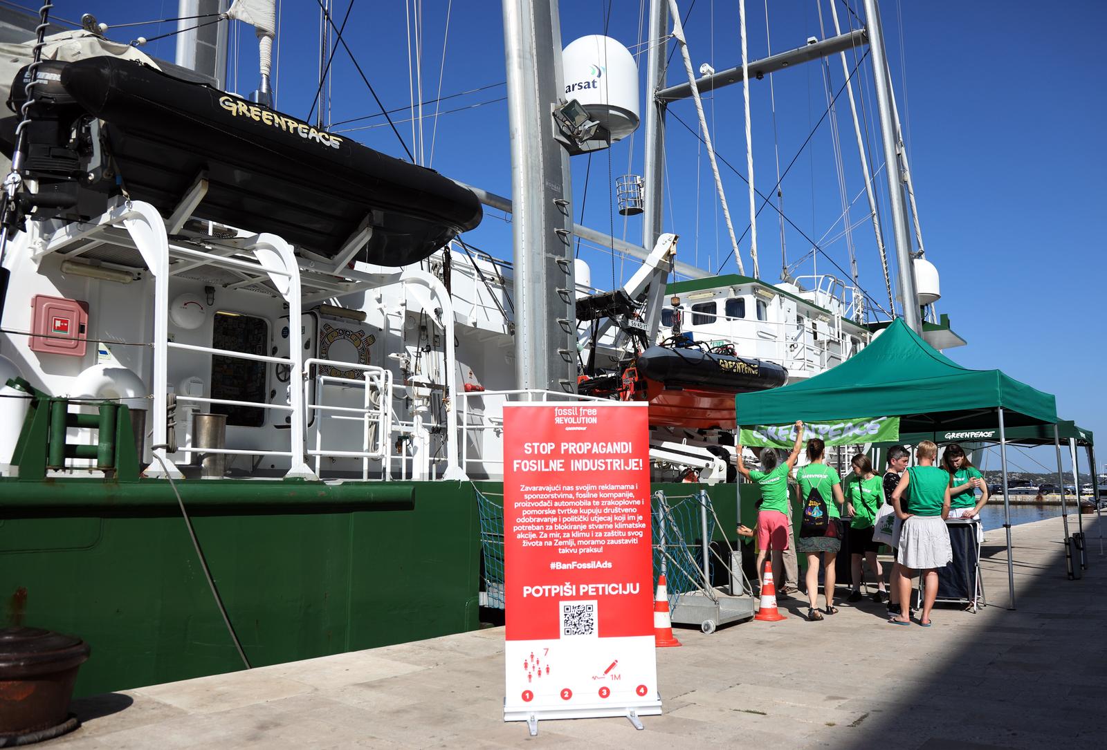 Najpoznatiji Greenpeaceov brod Rainbow Warrior ponovno stigao u Hrvatsku