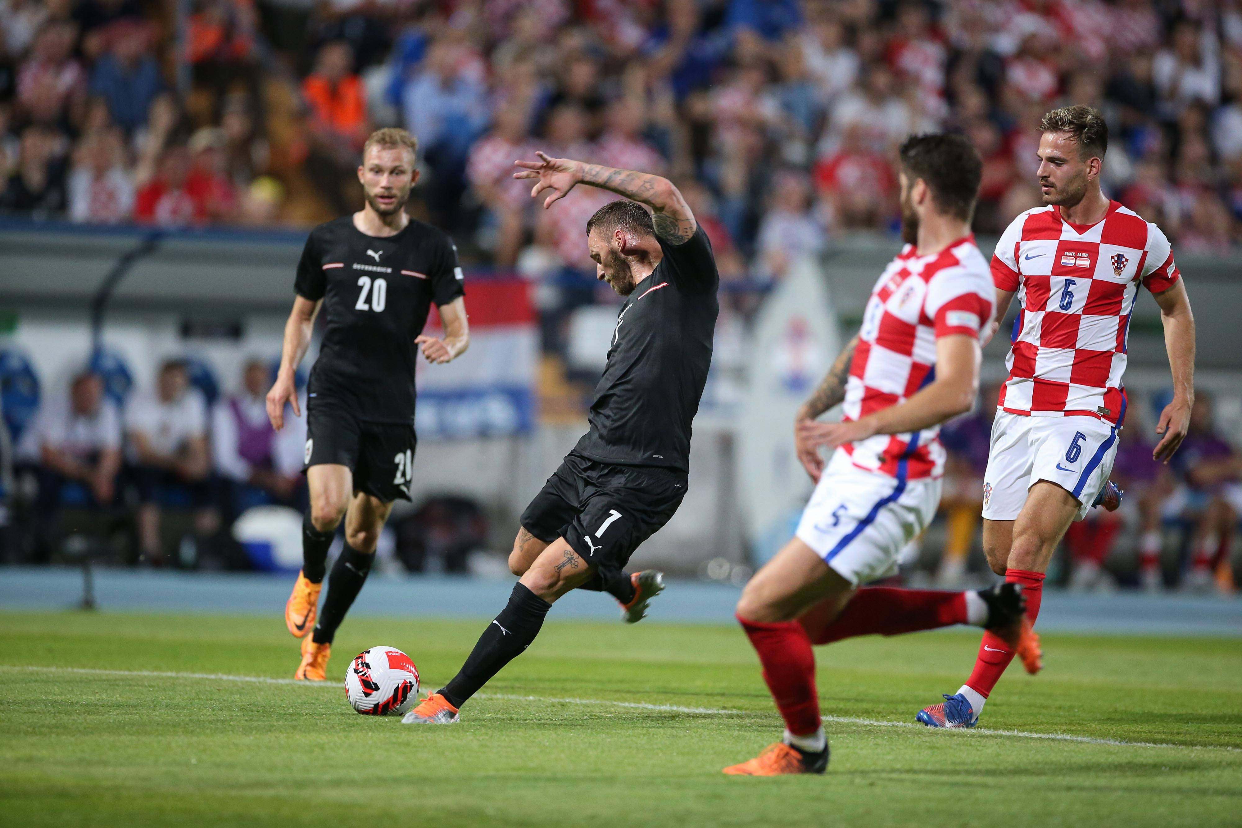 Osijek: Hrvatska protiv Austrije u nogometnoj utakmici Lige nacija