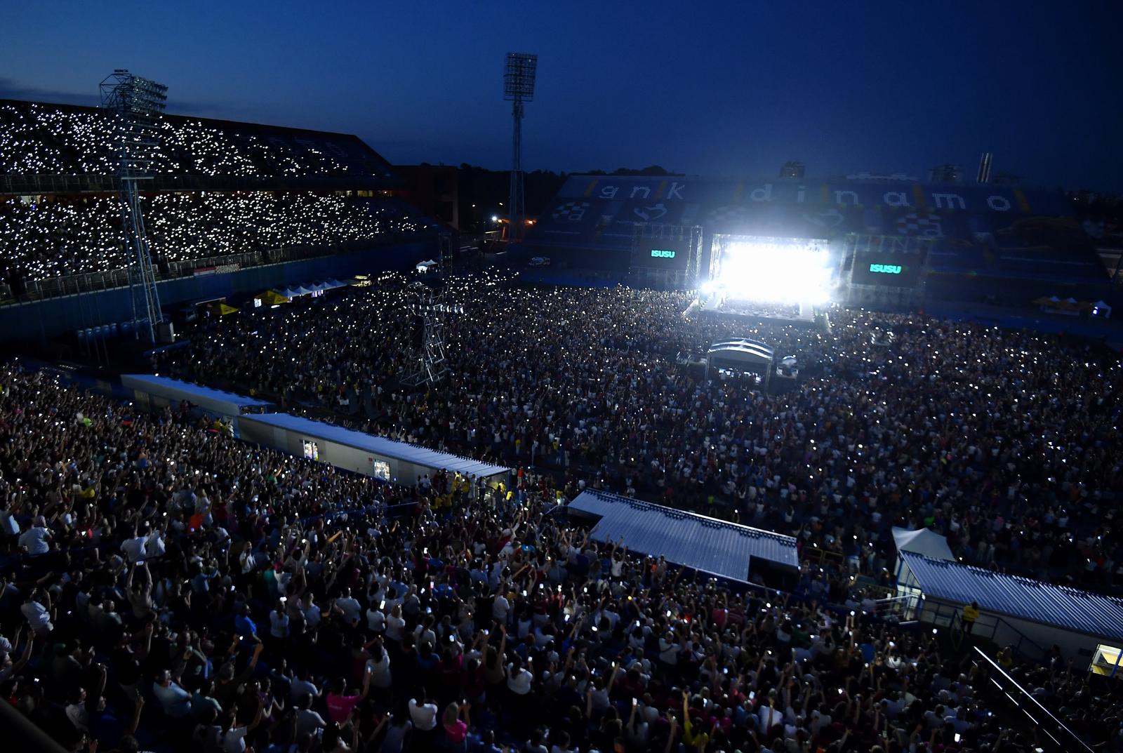 Zagreb: Duhovni koncert "Progledaj srcem" na stadionu Maksimir