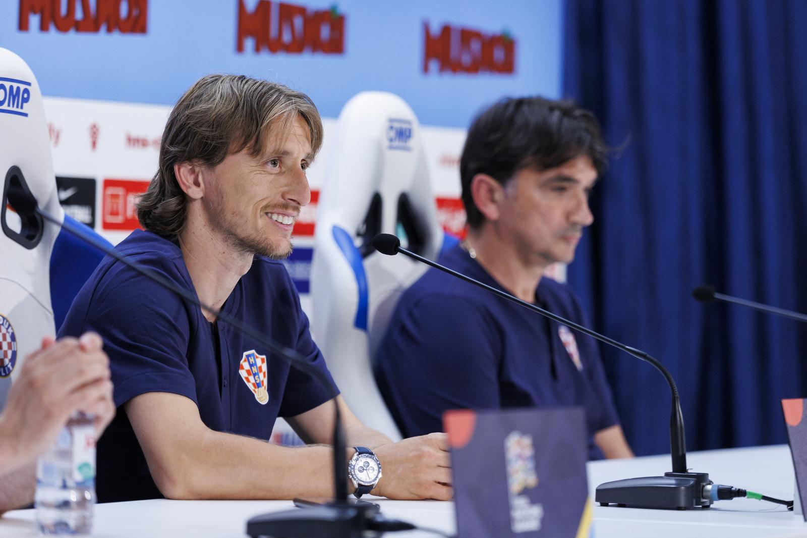 Split: Konferencija za medije reprezentacije Hrvatske pred utakmicu s Francuskom