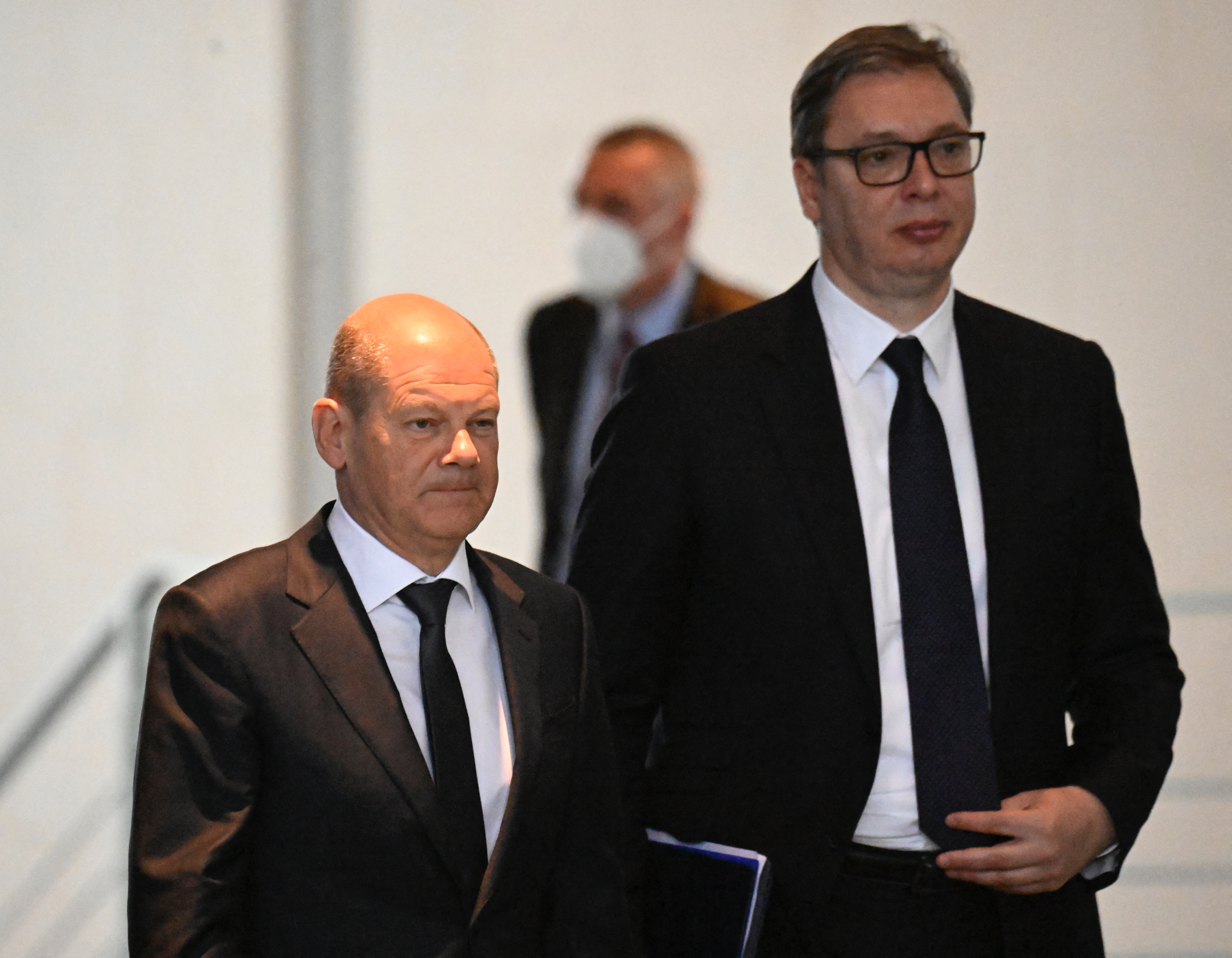 olaf scholz, aleksandar vučić,