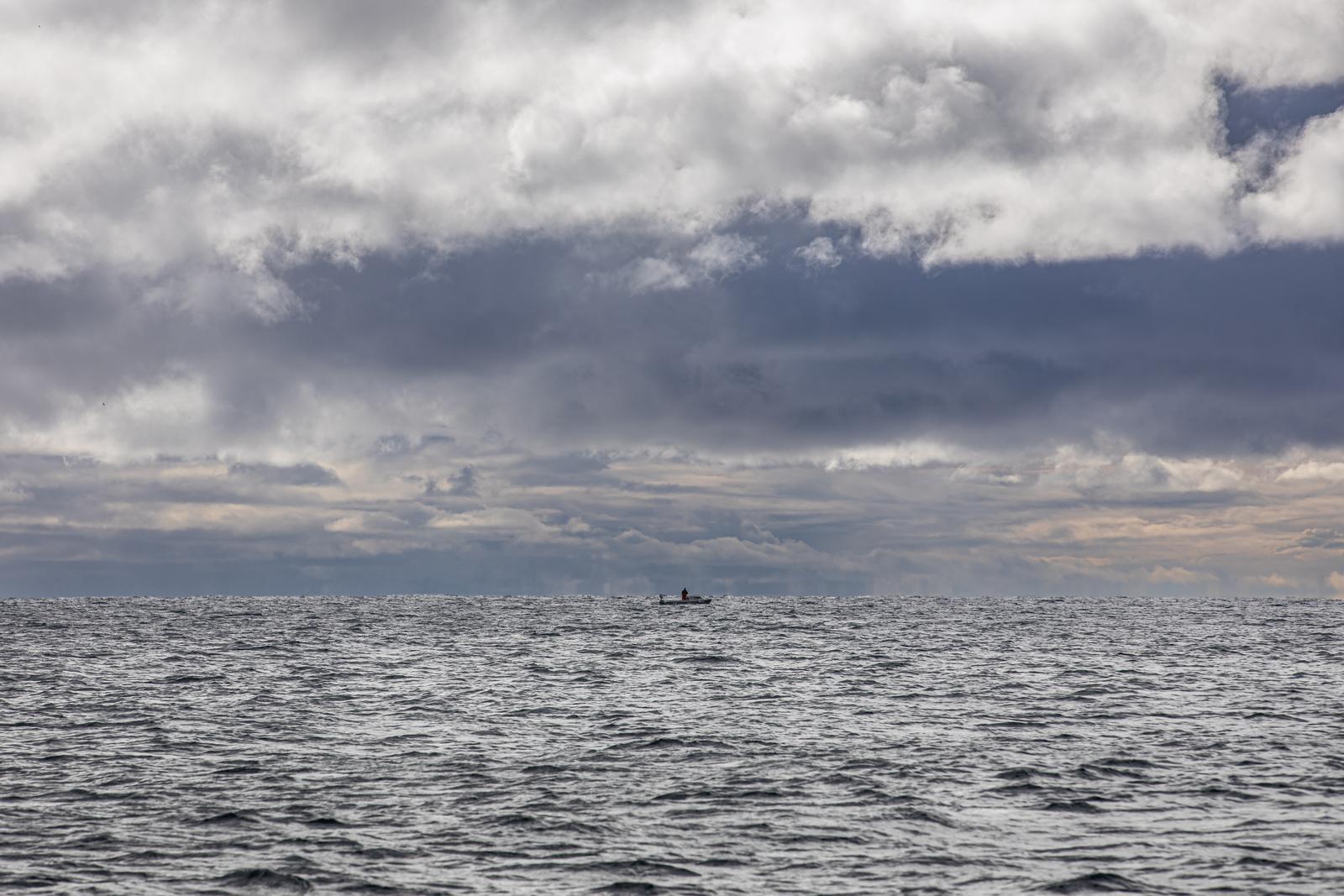 Olujni oblaci i kratkoročan "proboj" sunca iznad Dubrovnika