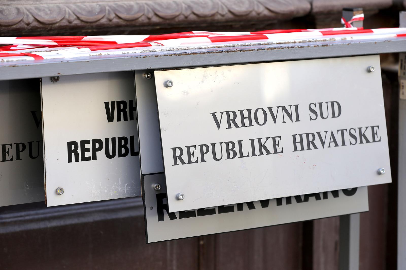 Oznaka Vrhovni sud Republike Hrvatske