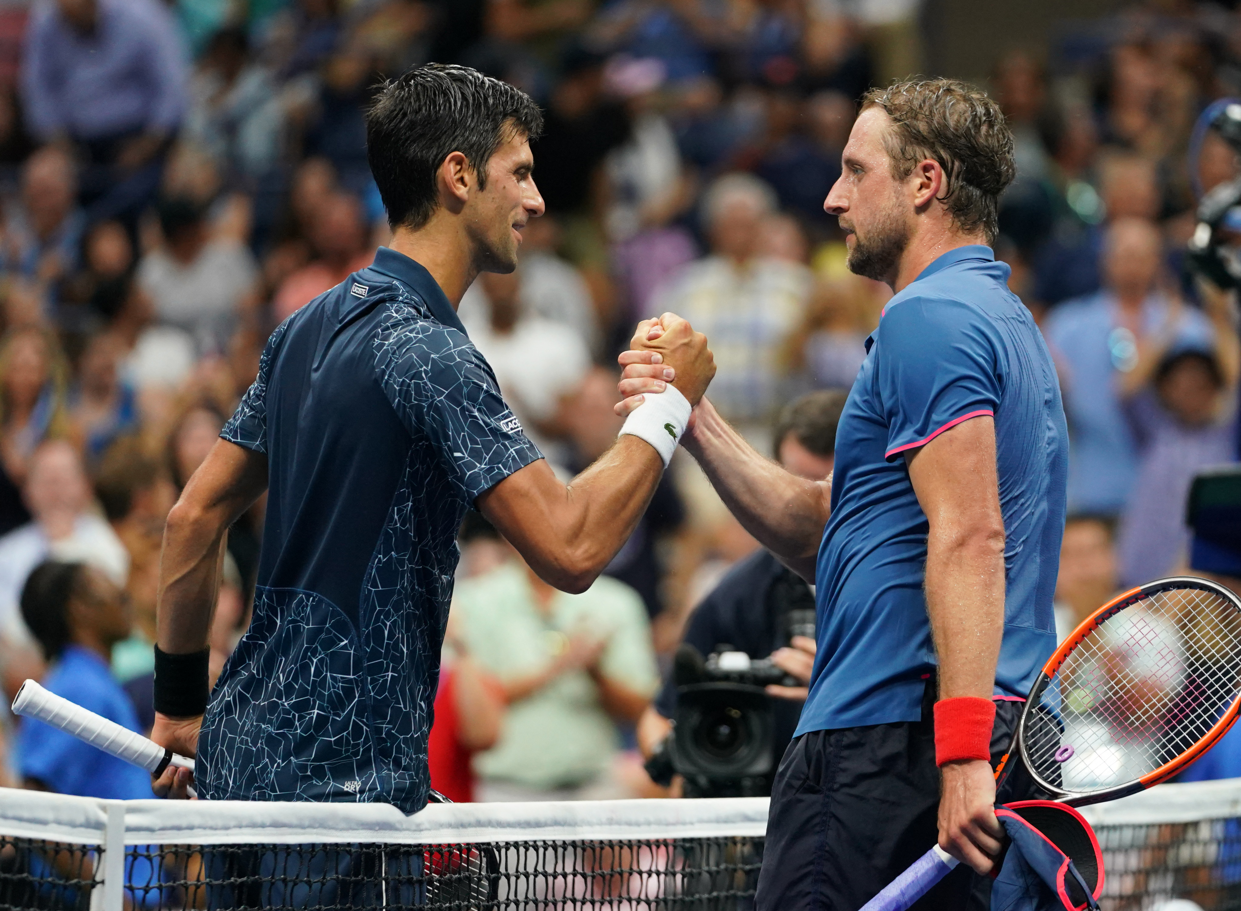 novak đoković, tennys sandgren,