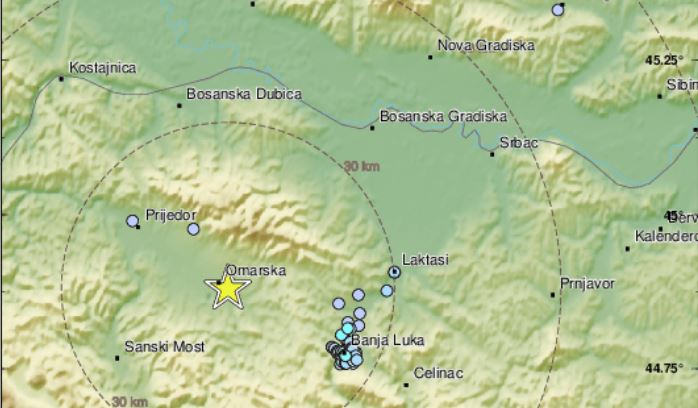 potres banja luka