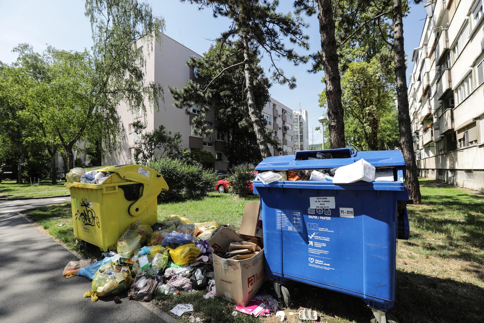 U zagrebačkim naseljima Gajnice i Stenjevac nagomilan i neodvezen komunalni otpad