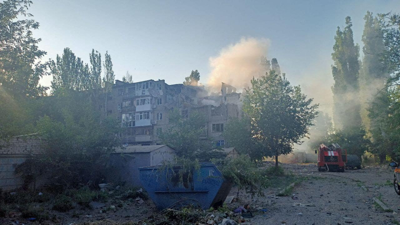 Russia's attack on Ukraine continues, in Mykolaiv