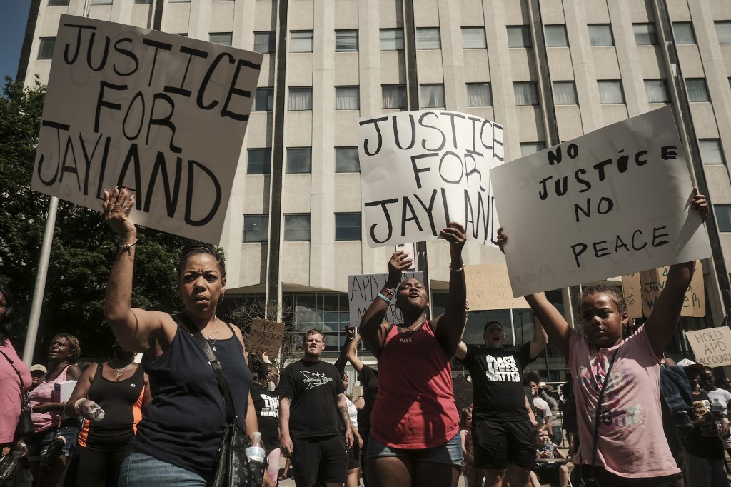 Protests in US after release of video of police killing Black man