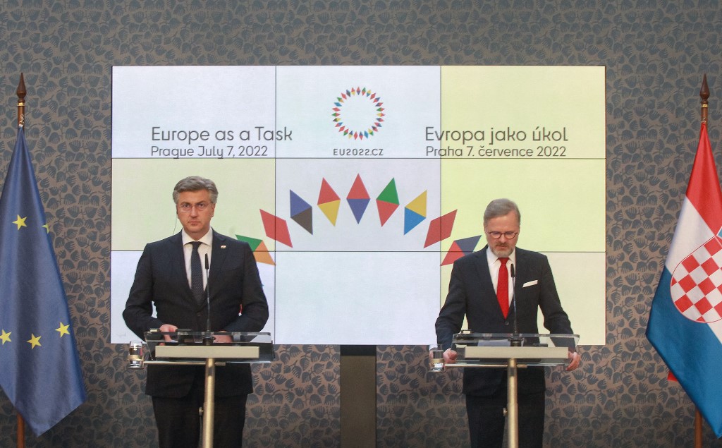 Petr Fiala, Andrej Plenković