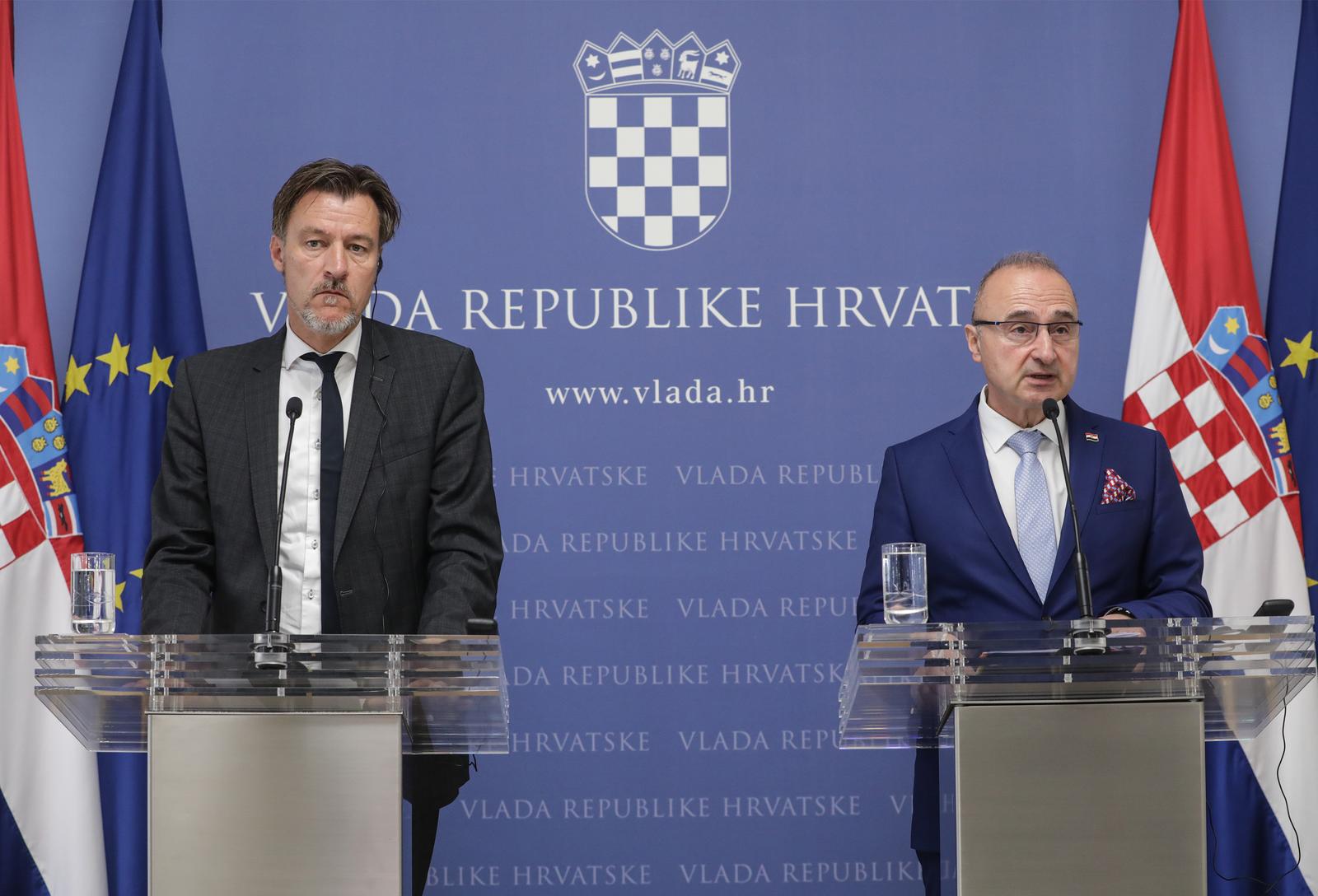 Gordan Grlić Radman i Ulrik Vestergaard Knudsen obratili se medijima nakon sastanka