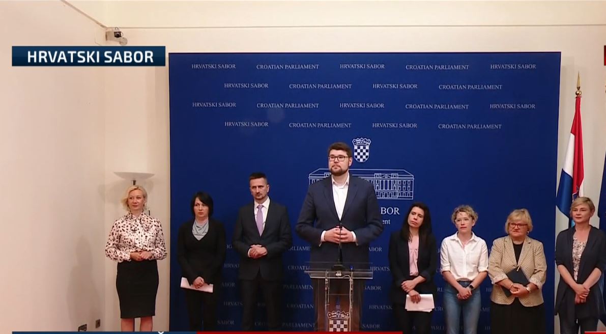 saborska oporba, Grbin, Benčić, Peović