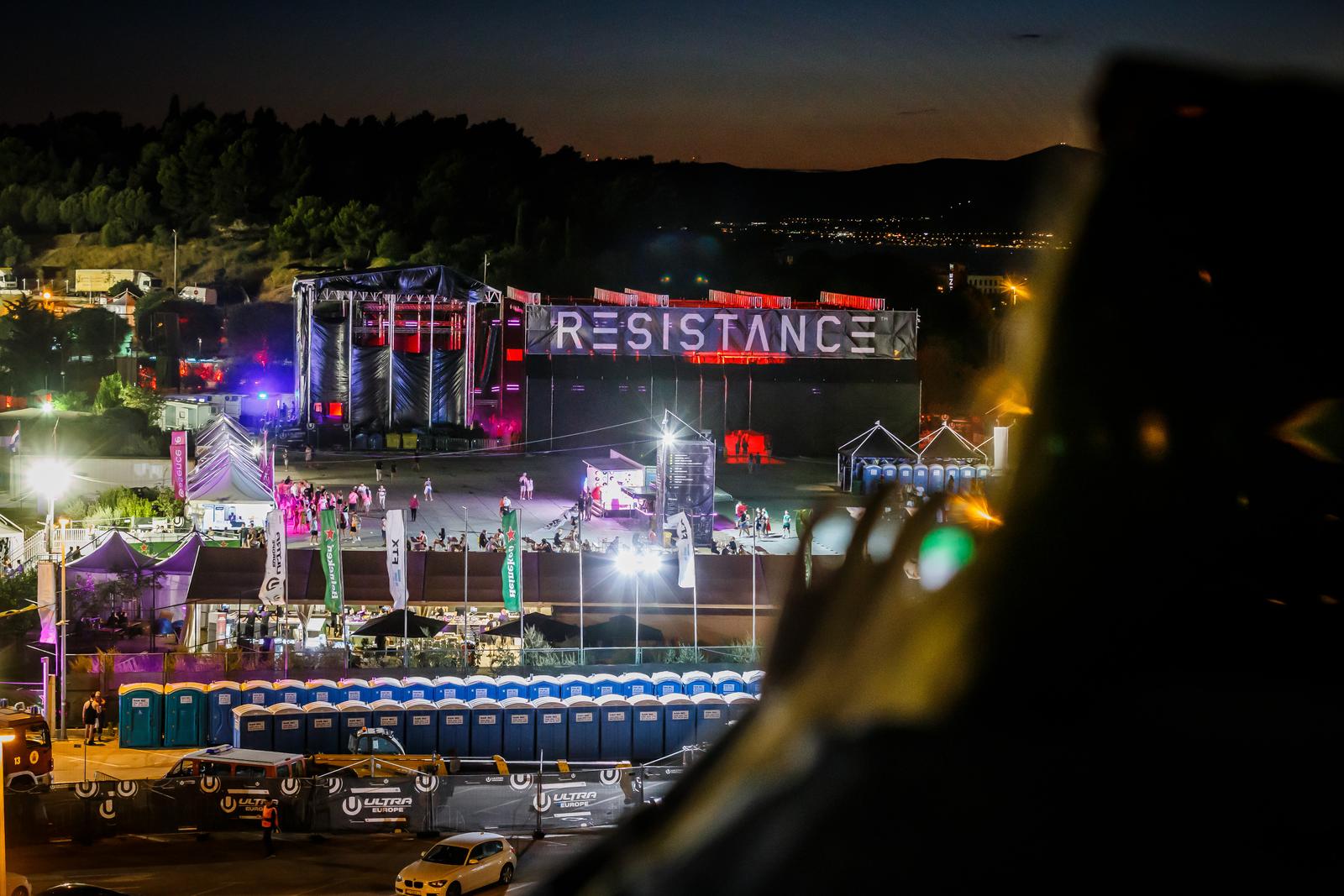 Pogled na Park mladeži završnog dana Ultra Europe Festivala