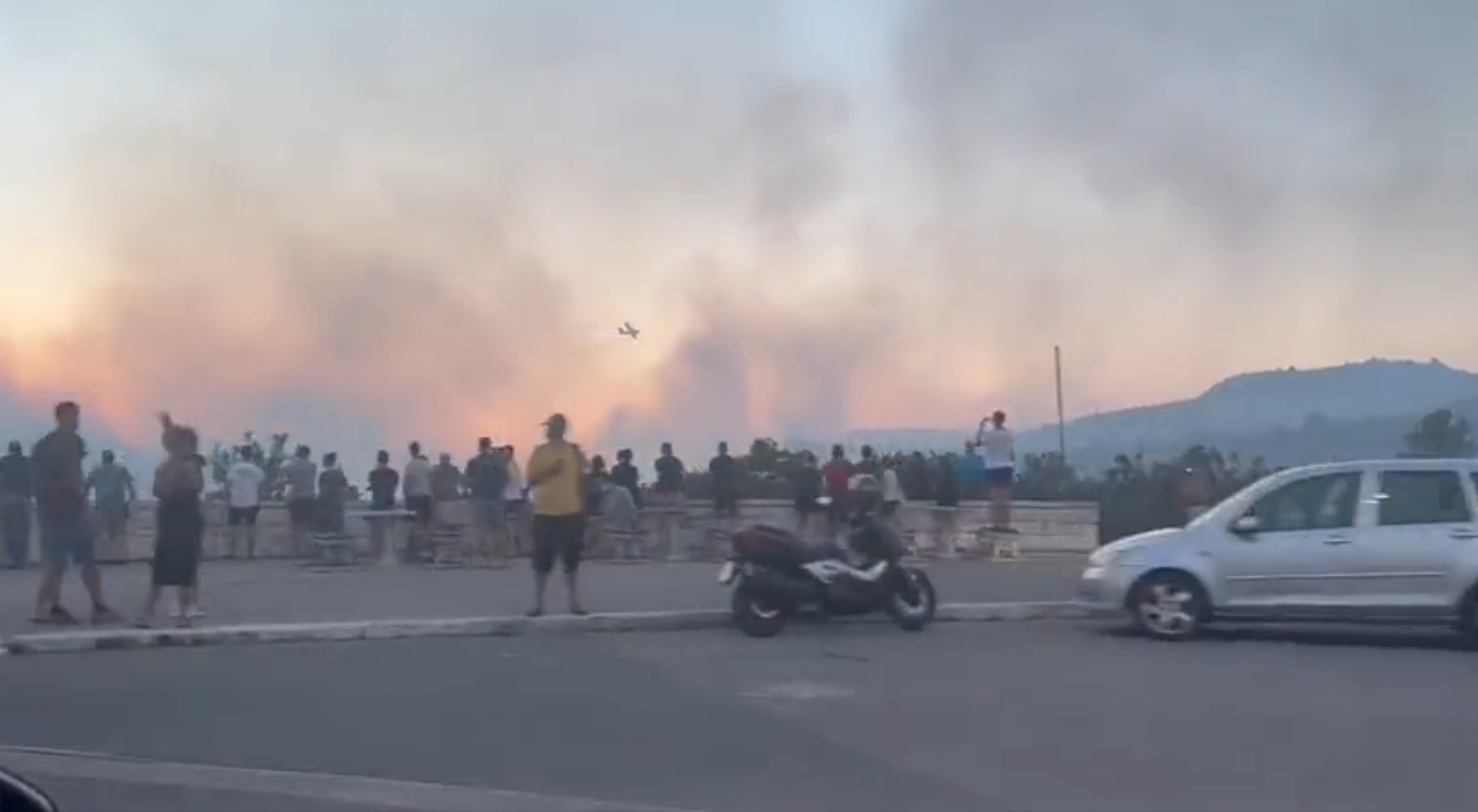 šibenski most, požar