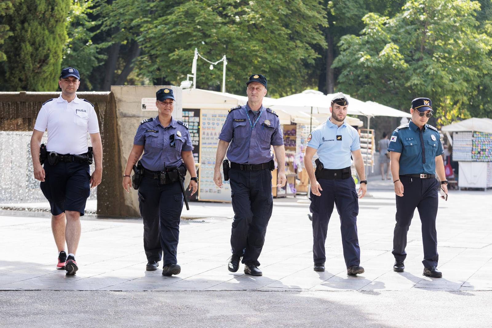 Split: Hrvatski policajci sa stranim kolegama u sklopu projekta "Sigurna turistička destinacija 2022."