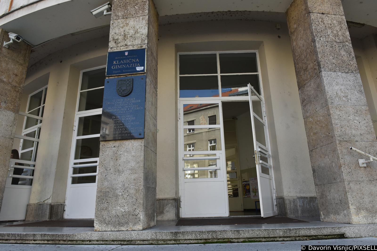 Zagreb: Klasi?na i XVI. gimnazija u Kriani?evoj ulici